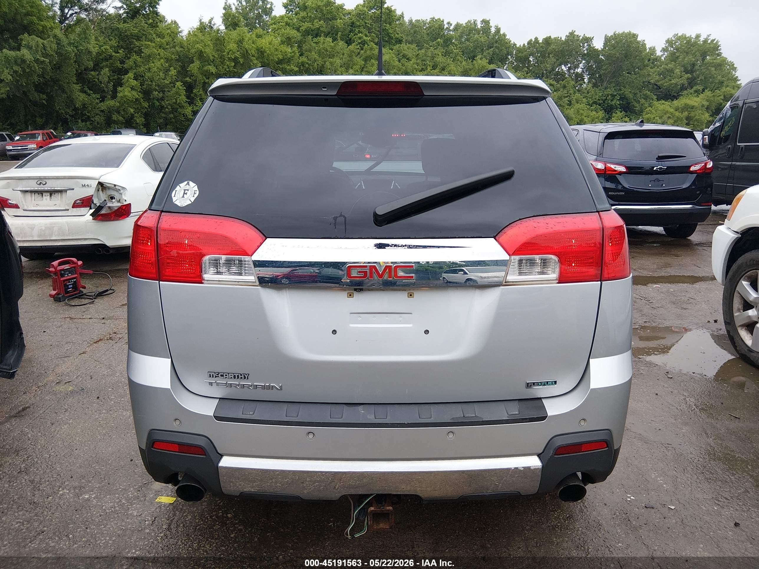 2012 Gmc Terrain Slt-2 Silver vin: 2GKFLWE50C6111009