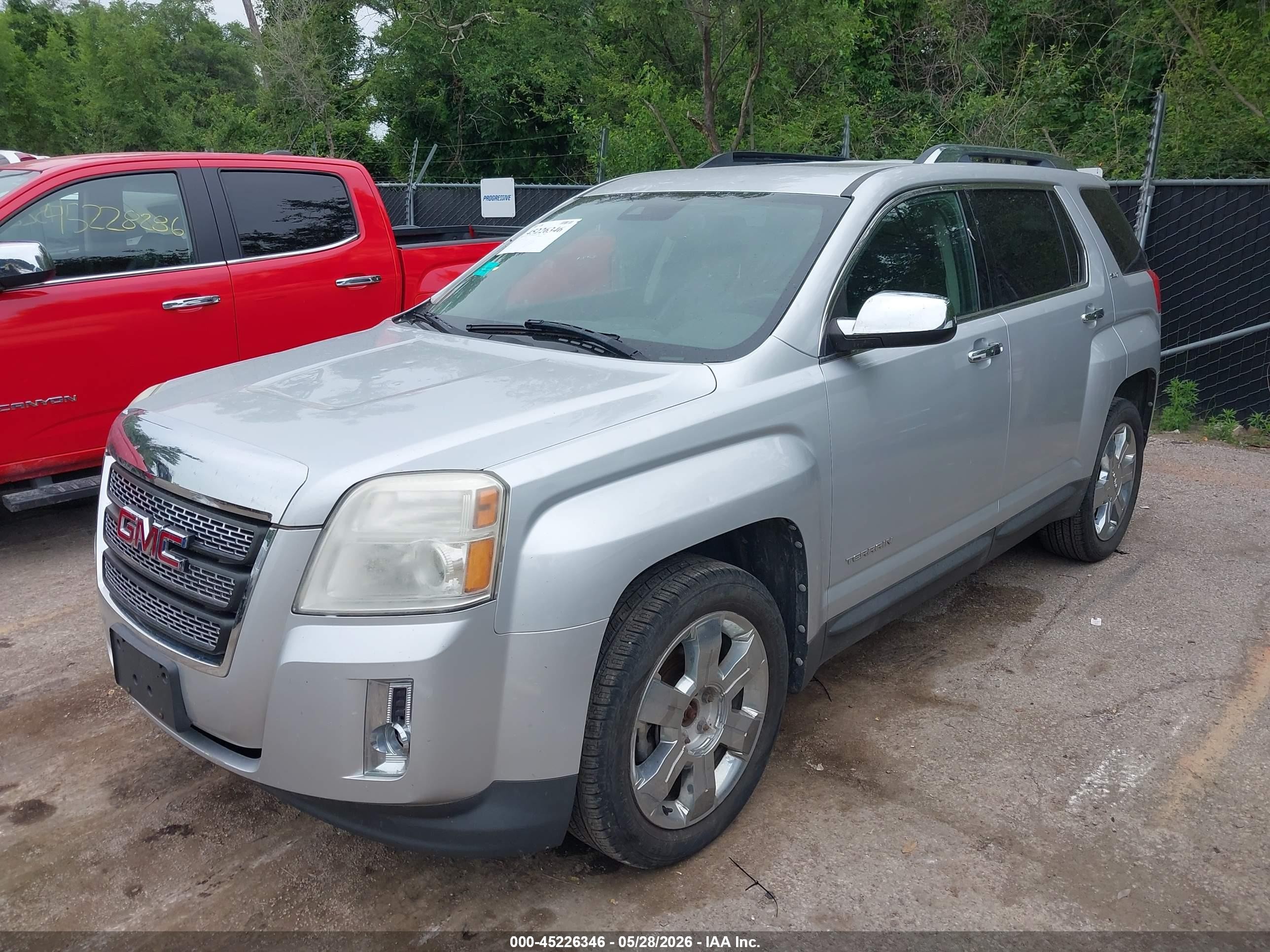 2012 Gmc Terrain Slt-2 Серебряный vin: 2GKFLWE50C6156516
