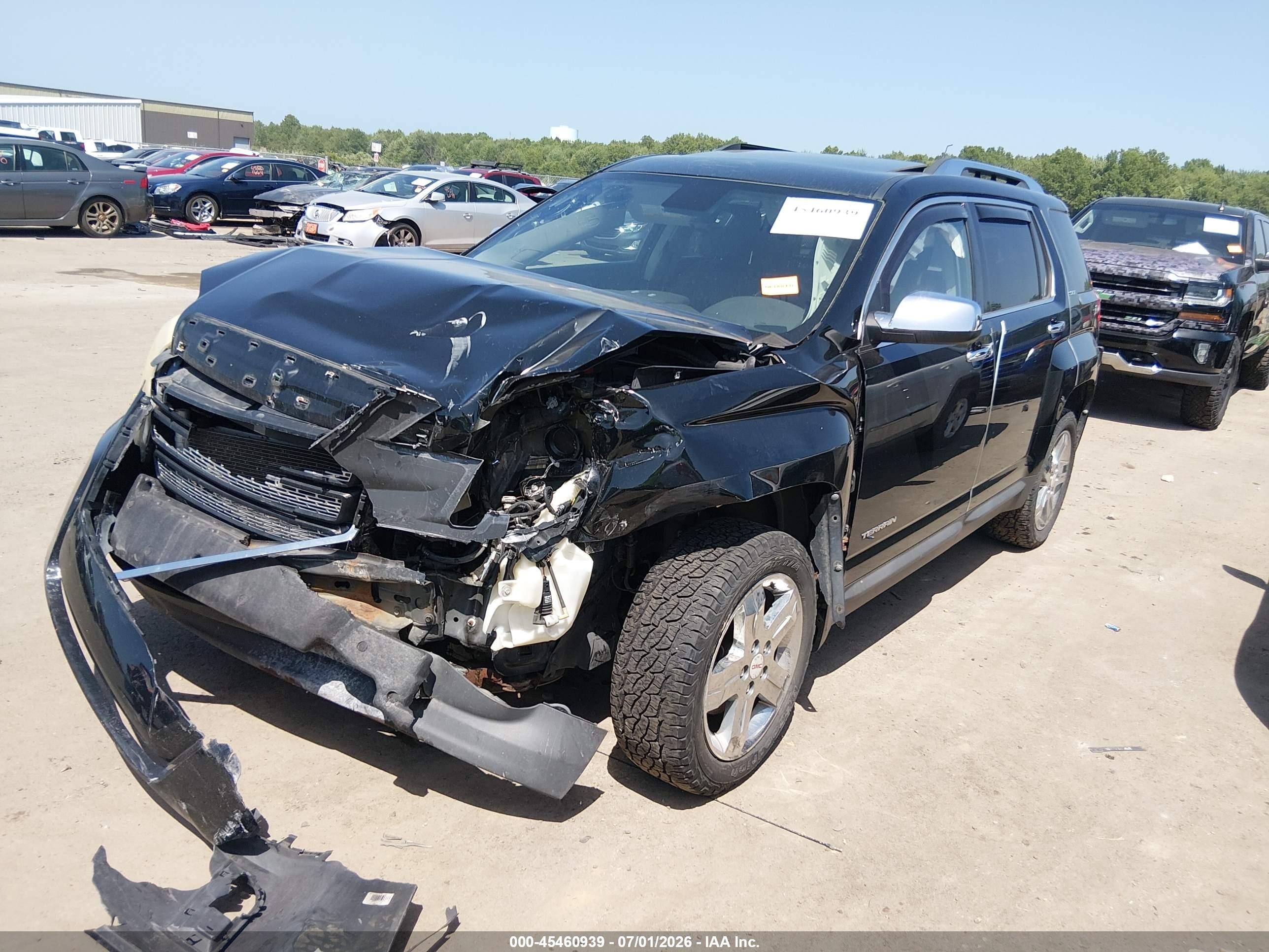 2012 Gmc Terrain Slt-2 Black vin: 2GKFLWE50C6277000