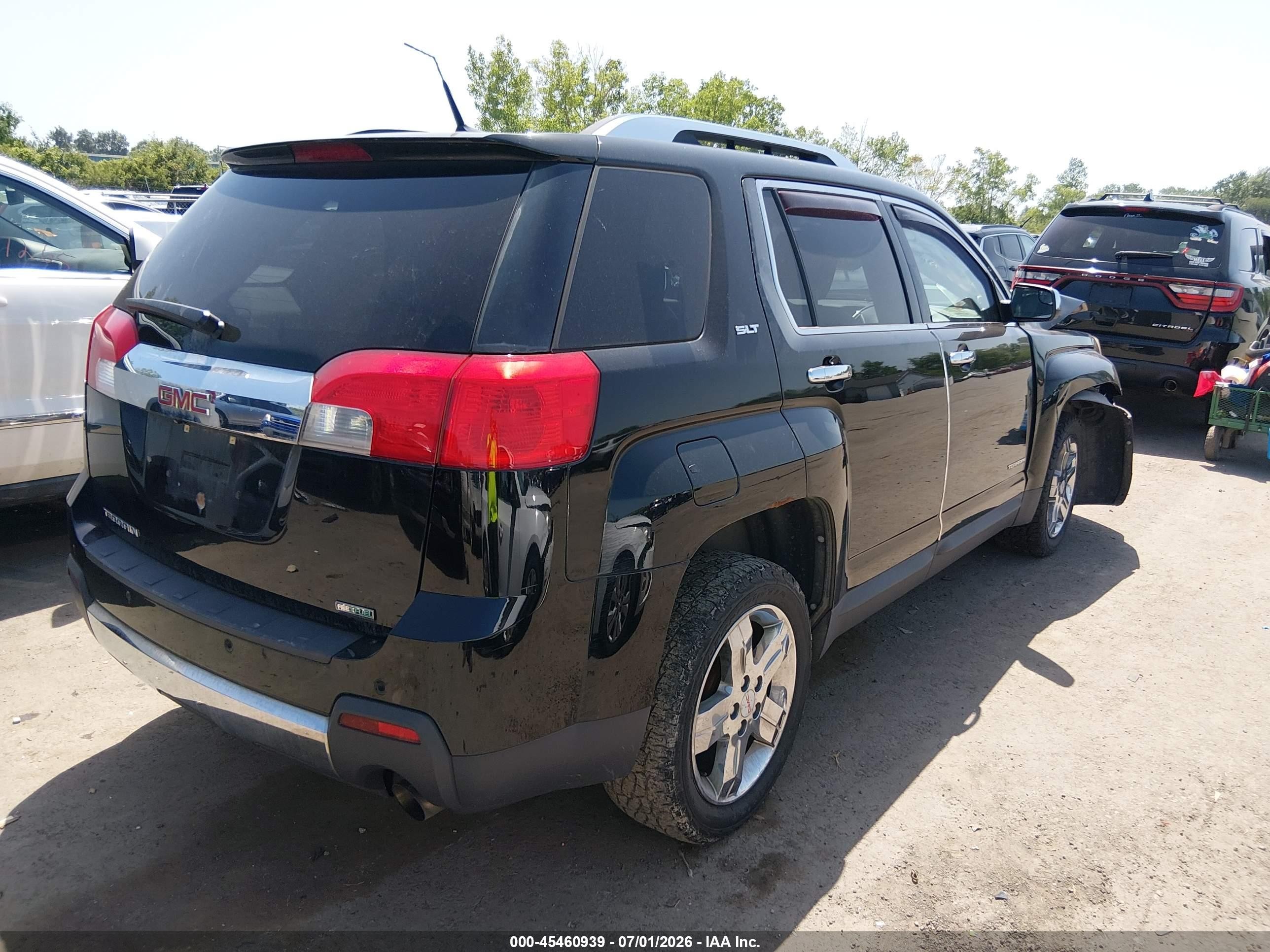 2012 Gmc Terrain Slt-2 Black vin: 2GKFLWE50C6277000