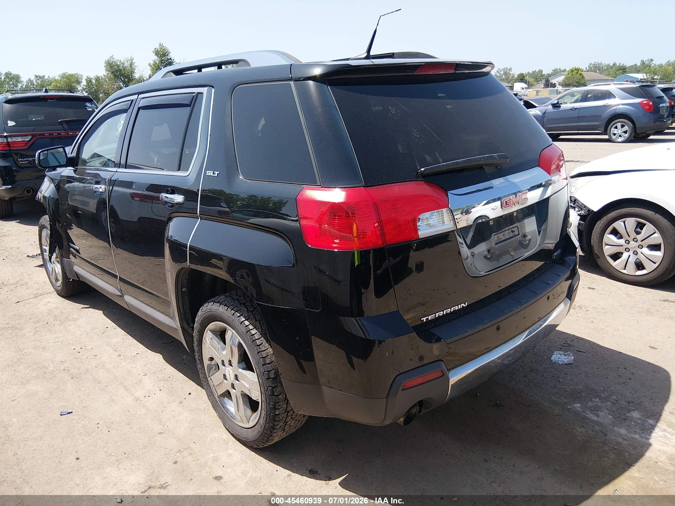 2012 Gmc Terrain Slt-2 Black vin: 2GKFLWE50C6277000