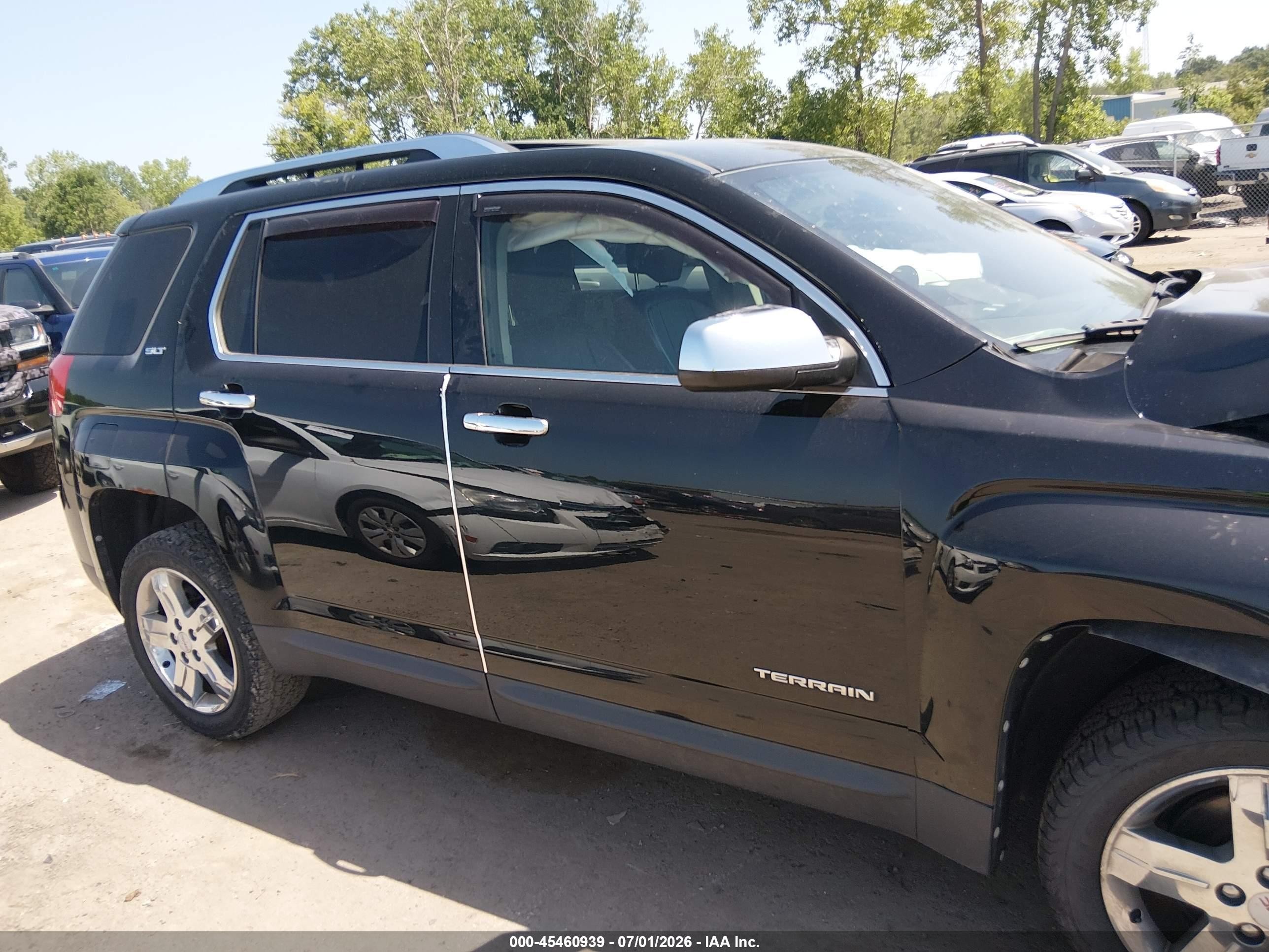 2012 Gmc Terrain Slt-2 Black vin: 2GKFLWE50C6277000