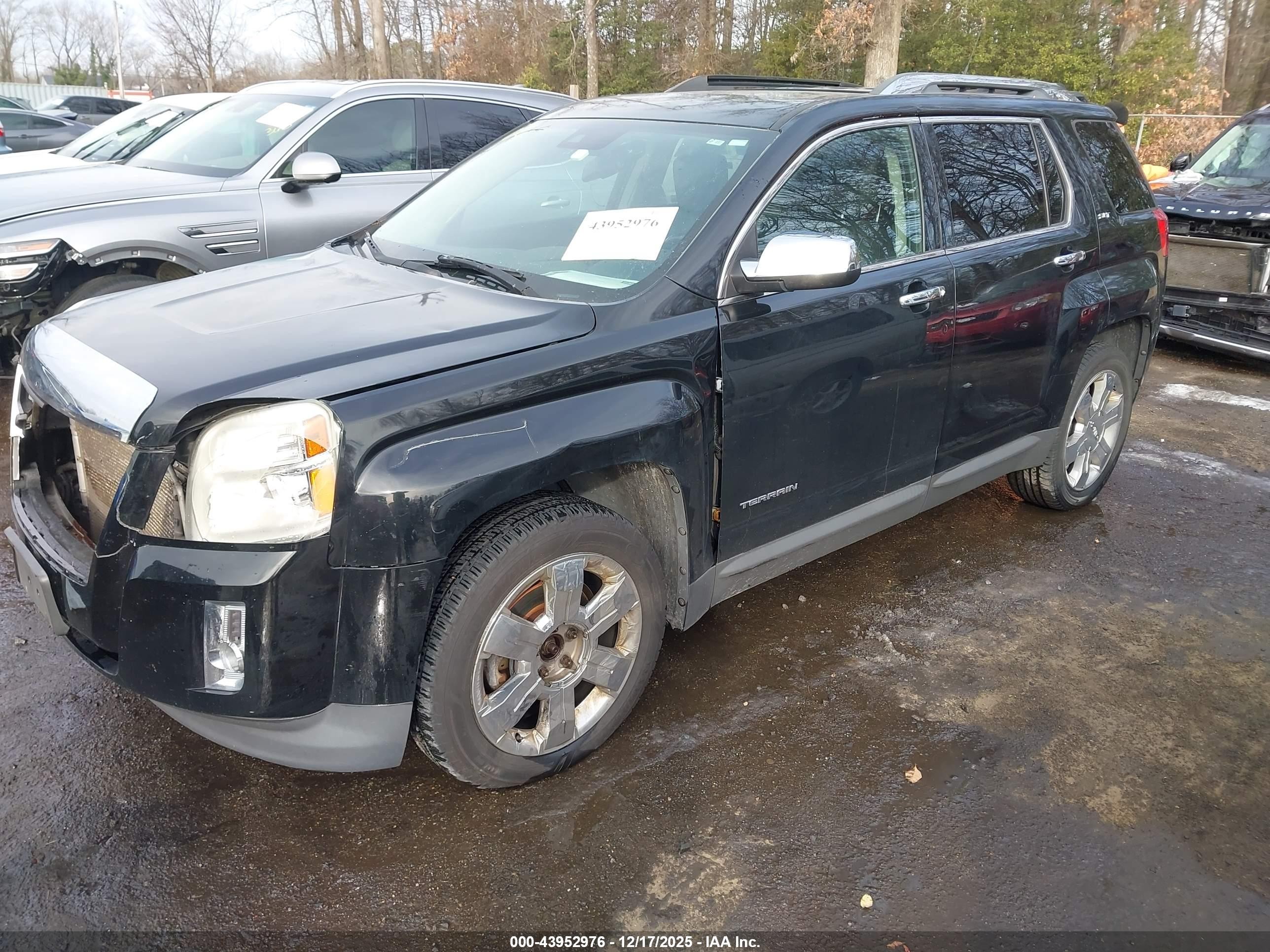 2012 Gmc Terrain Slt-2 Black vin: 2GKFLWE52C6151429