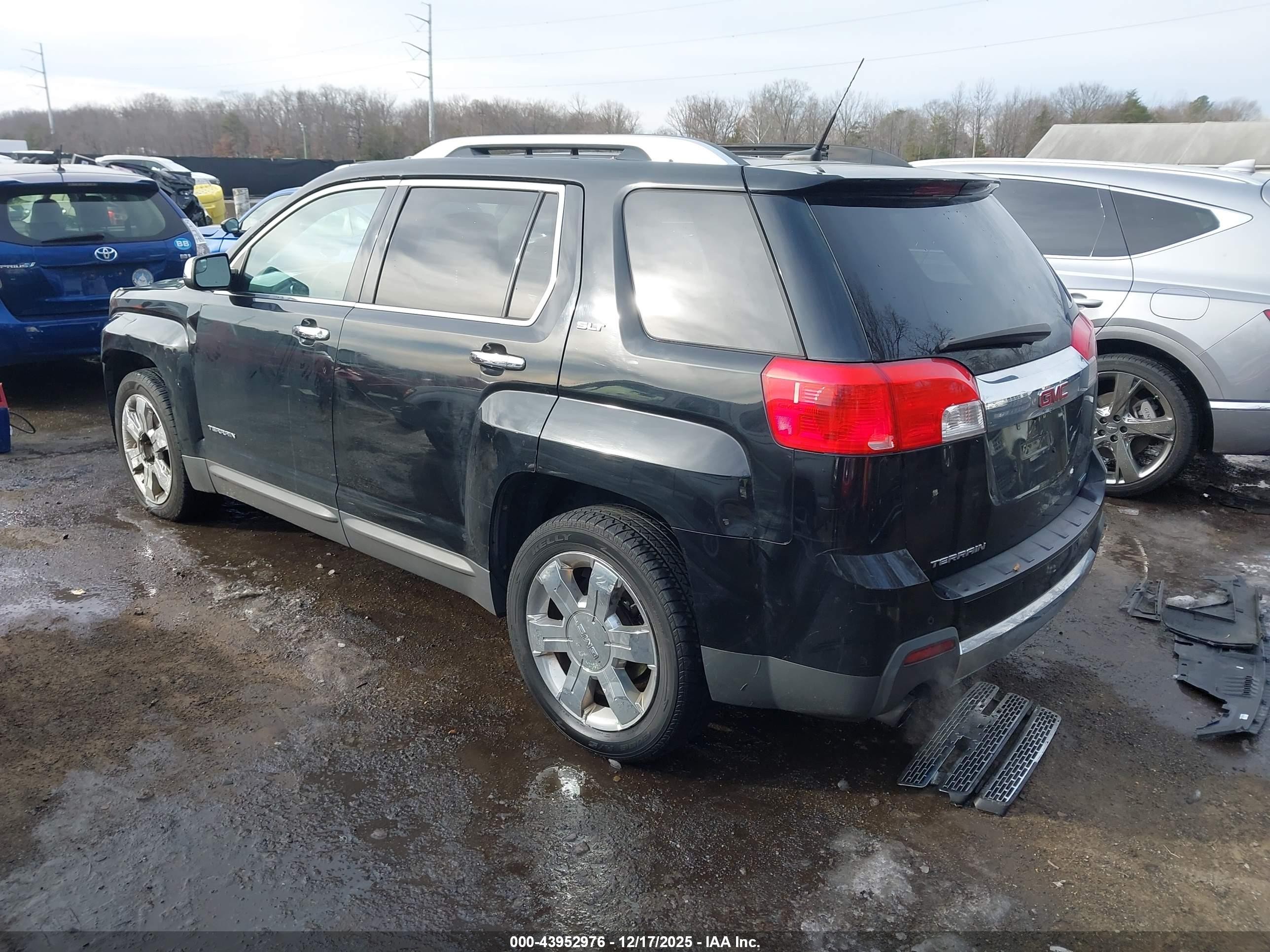 2012 Gmc Terrain Slt-2 Black vin: 2GKFLWE52C6151429