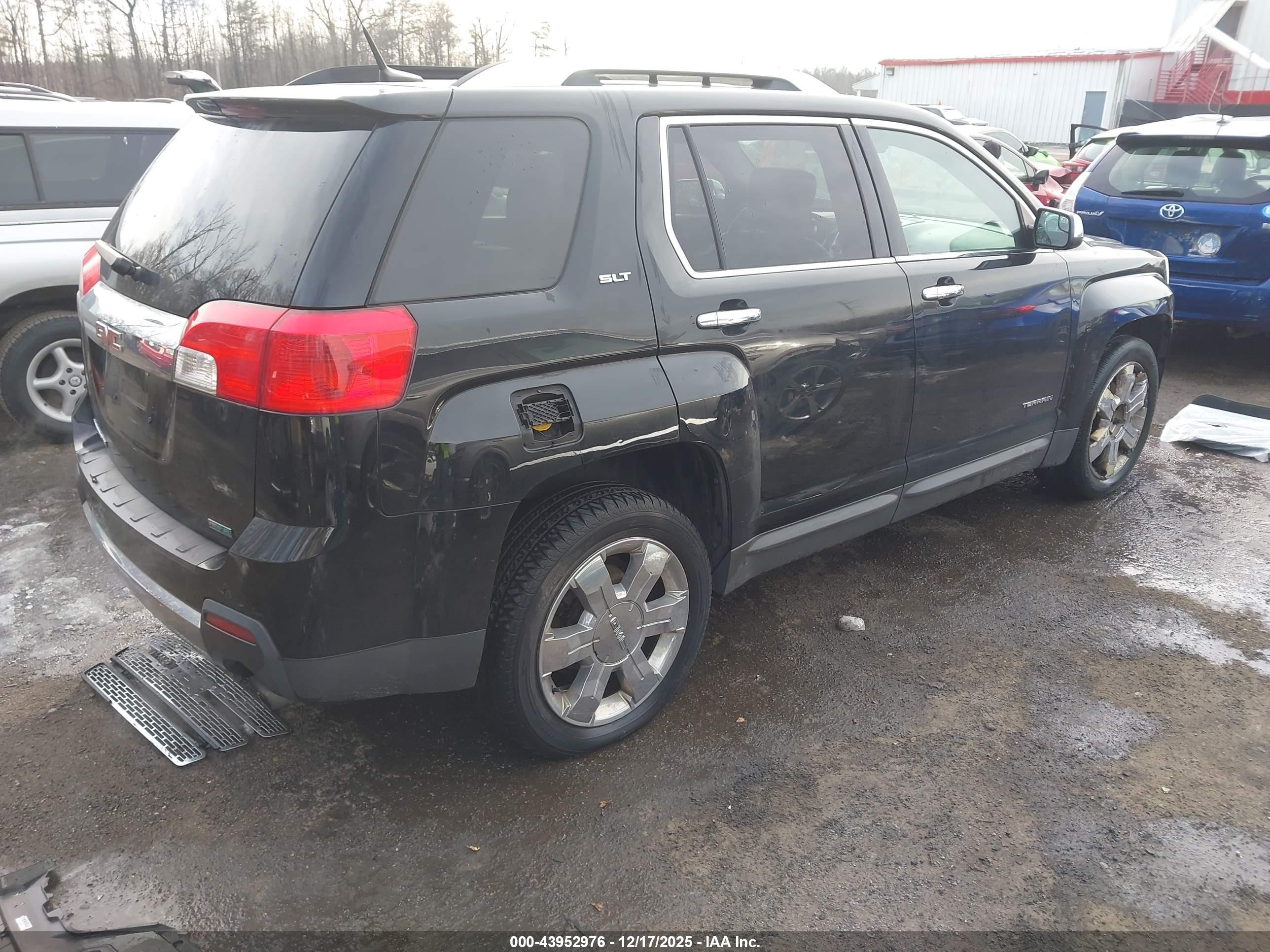 2012 Gmc Terrain Slt-2 Black vin: 2GKFLWE52C6151429