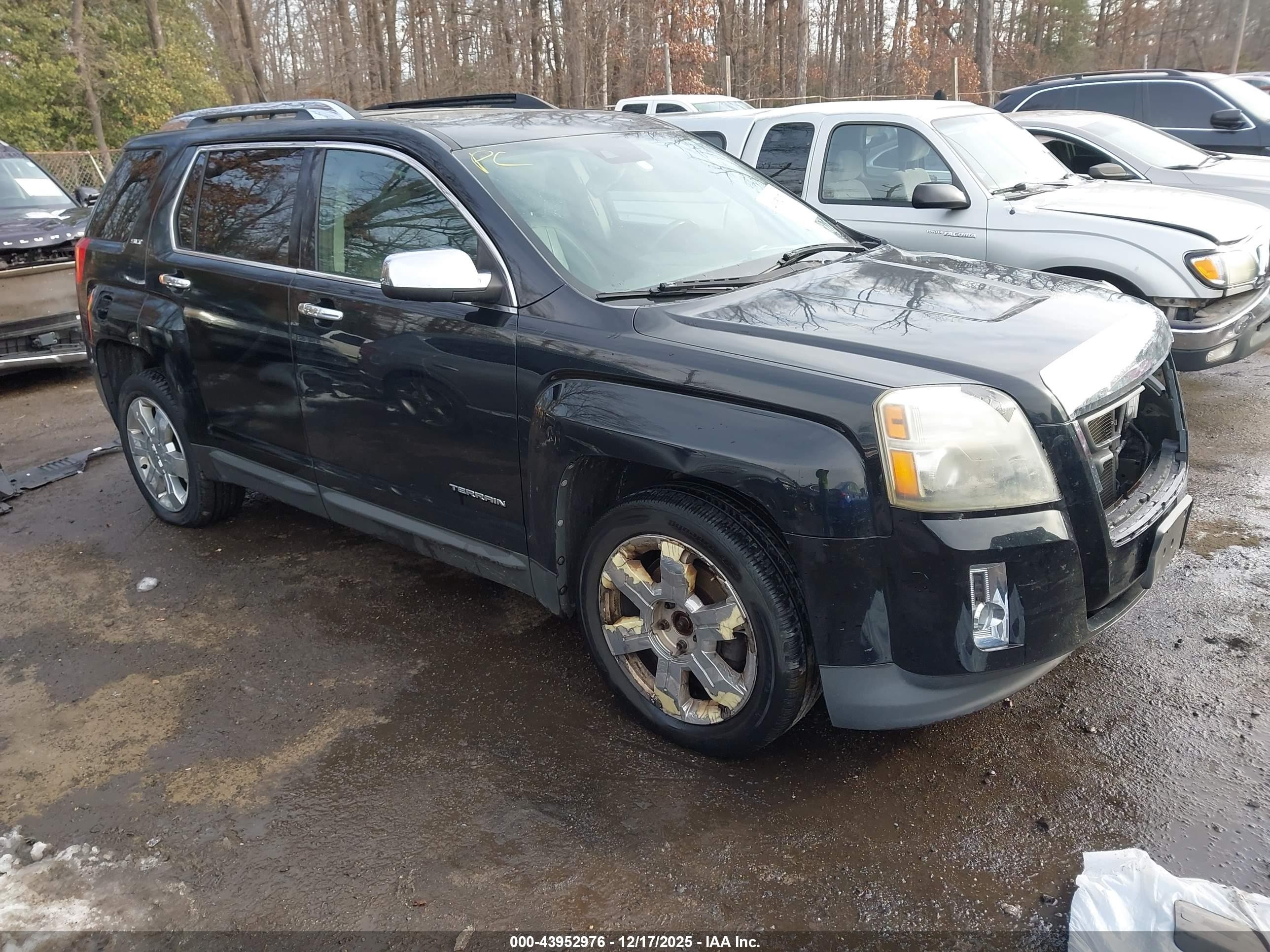 2012 Gmc Terrain Slt-2 Black vin: 2GKFLWE52C6151429