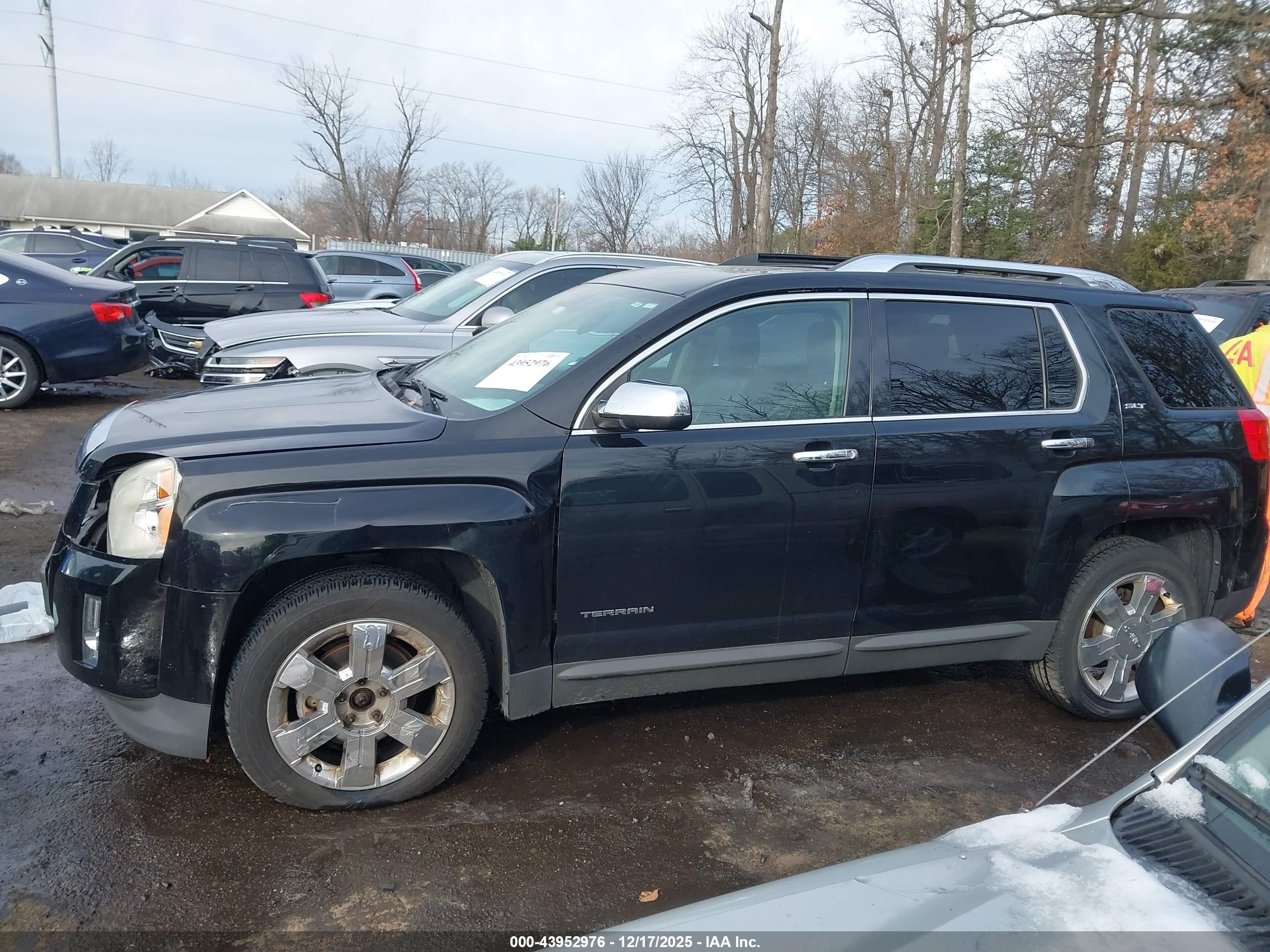 2012 Gmc Terrain Slt-2 Black vin: 2GKFLWE52C6151429