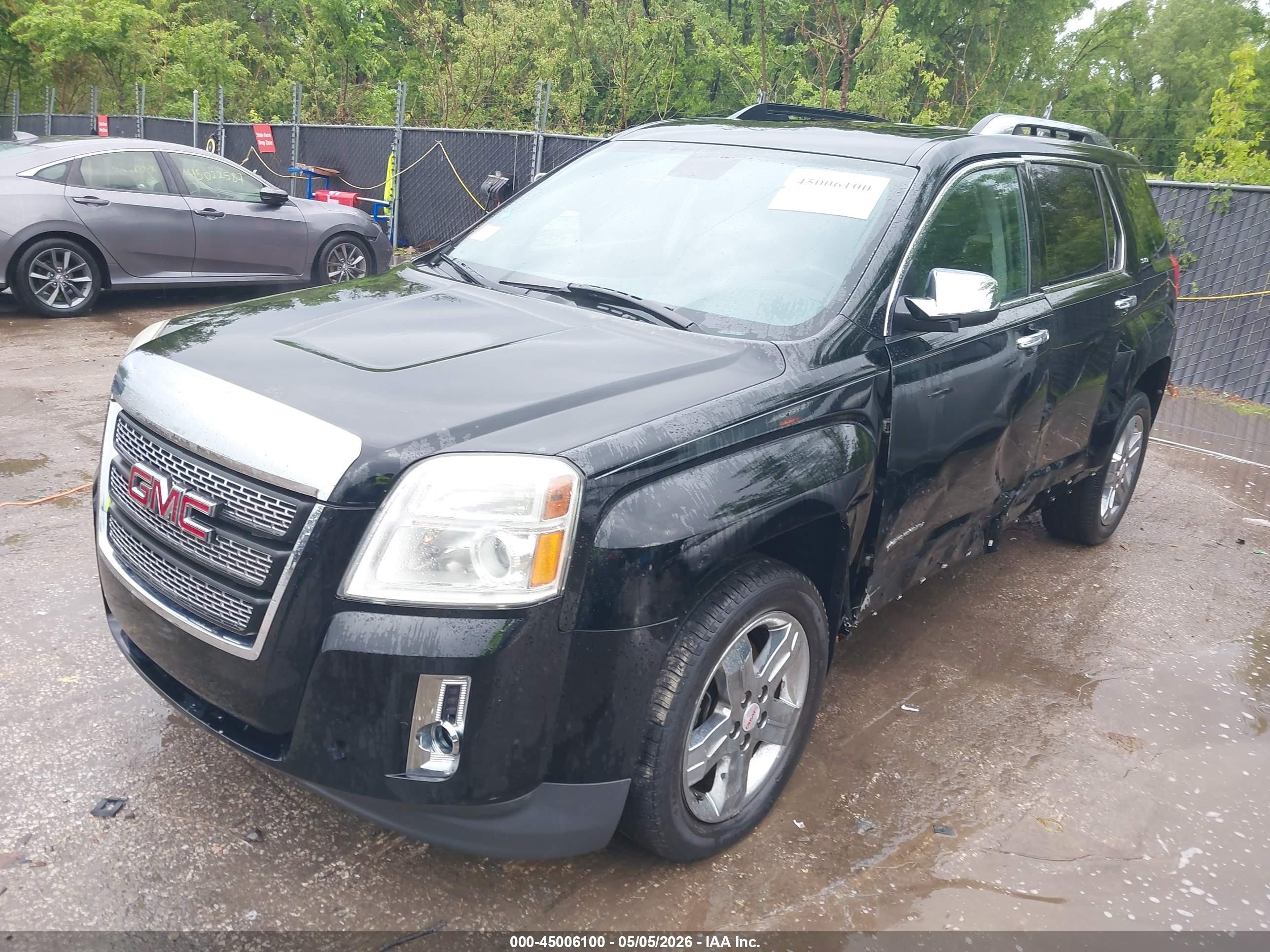 2012 Gmc Terrain Slt-2 Black vin: 2GKFLWE52C6275135