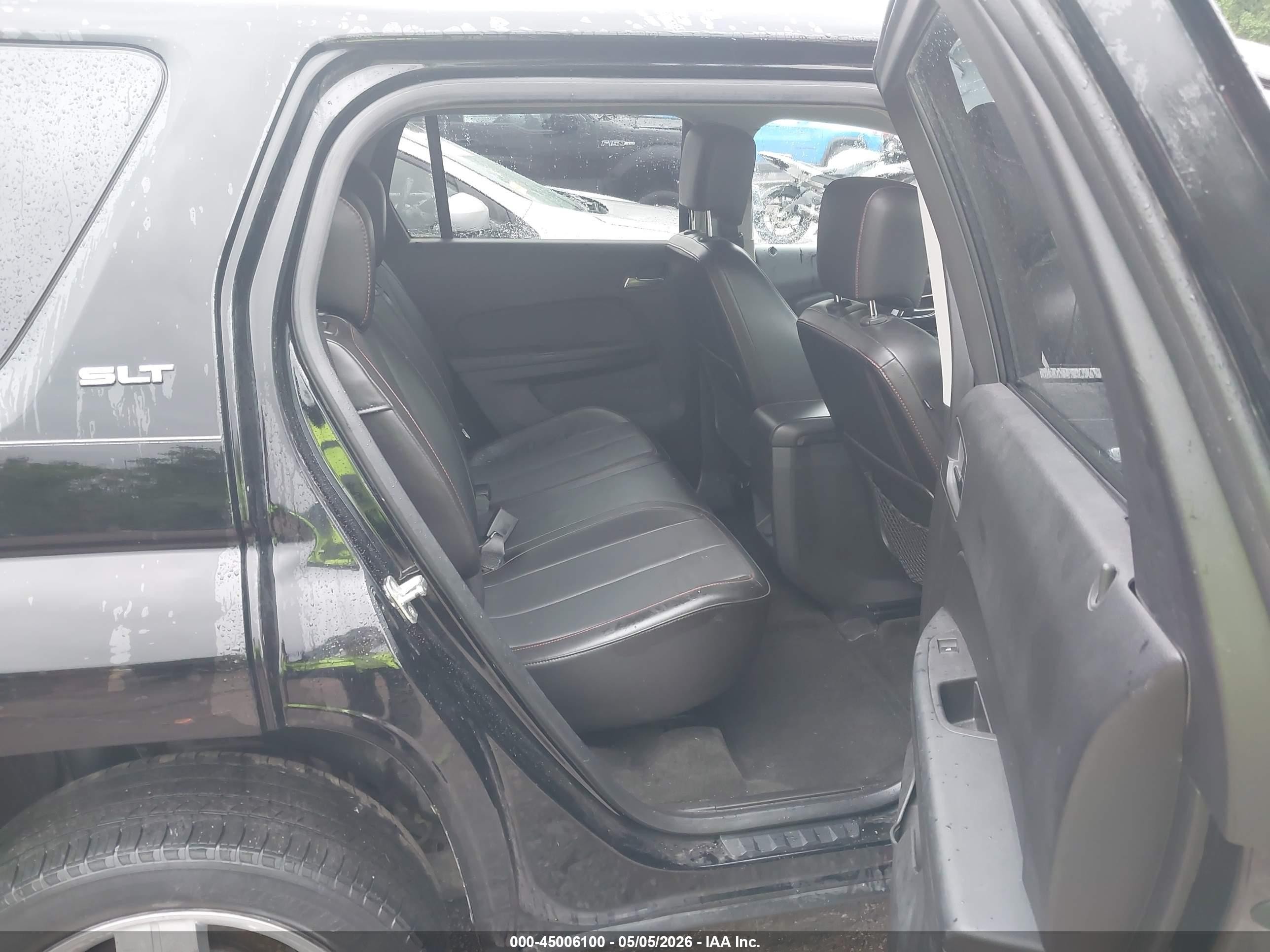 2012 Gmc Terrain Slt-2 Black vin: 2GKFLWE52C6275135