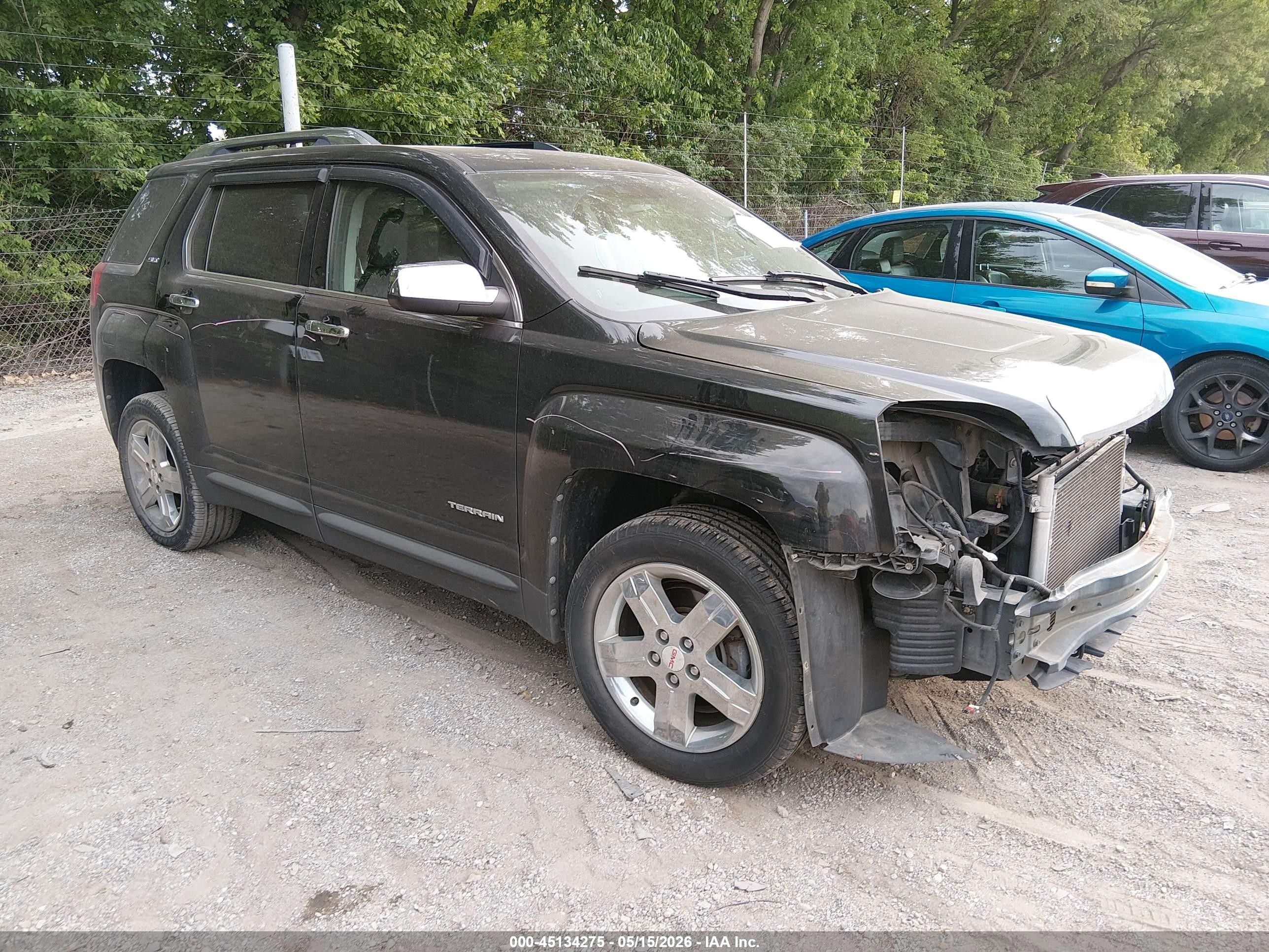 2012 Gmc Terrain Slt-2 Black vin: 2GKFLWE53C6147146