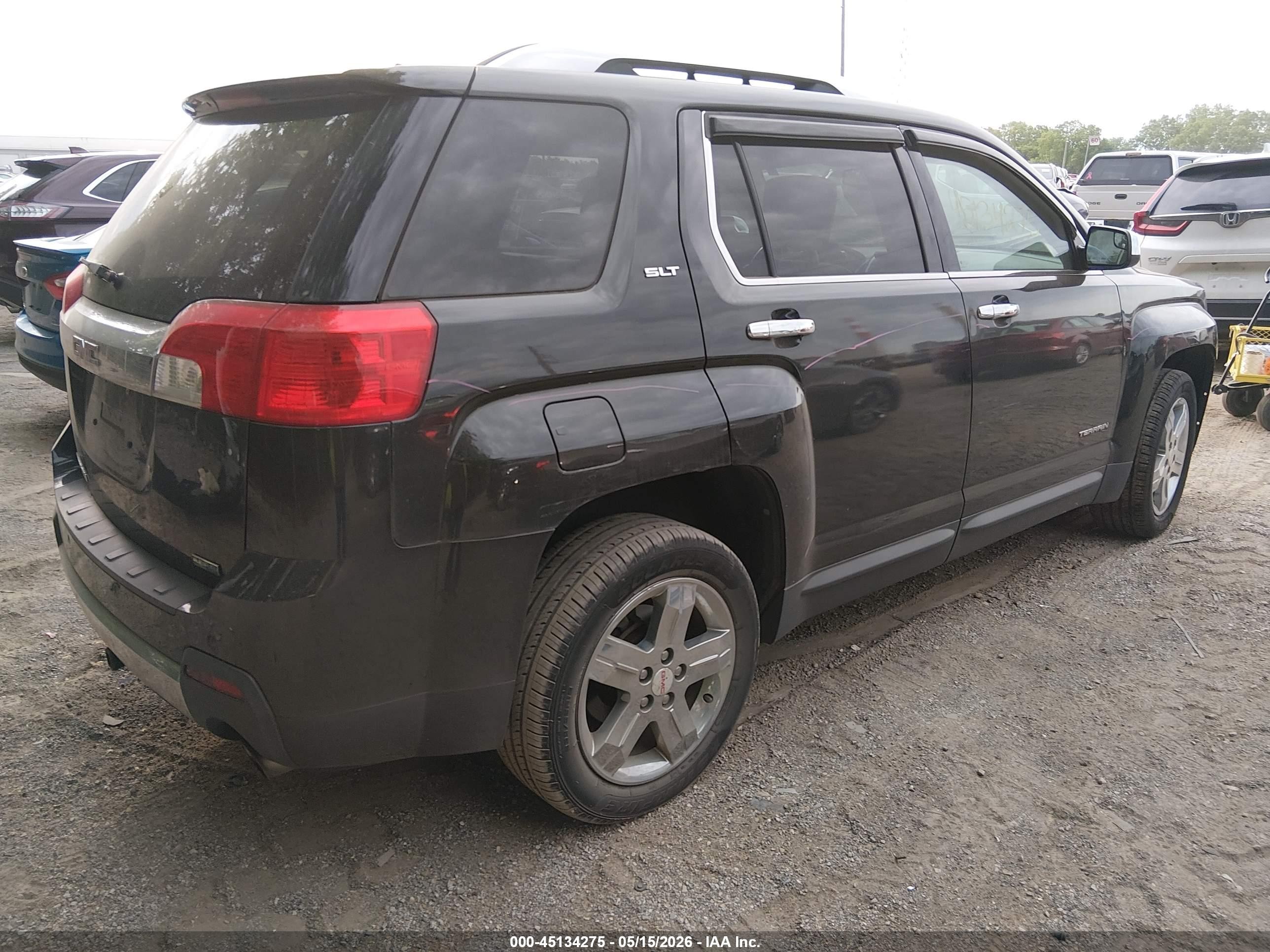 2012 Gmc Terrain Slt-2 Black vin: 2GKFLWE53C6147146