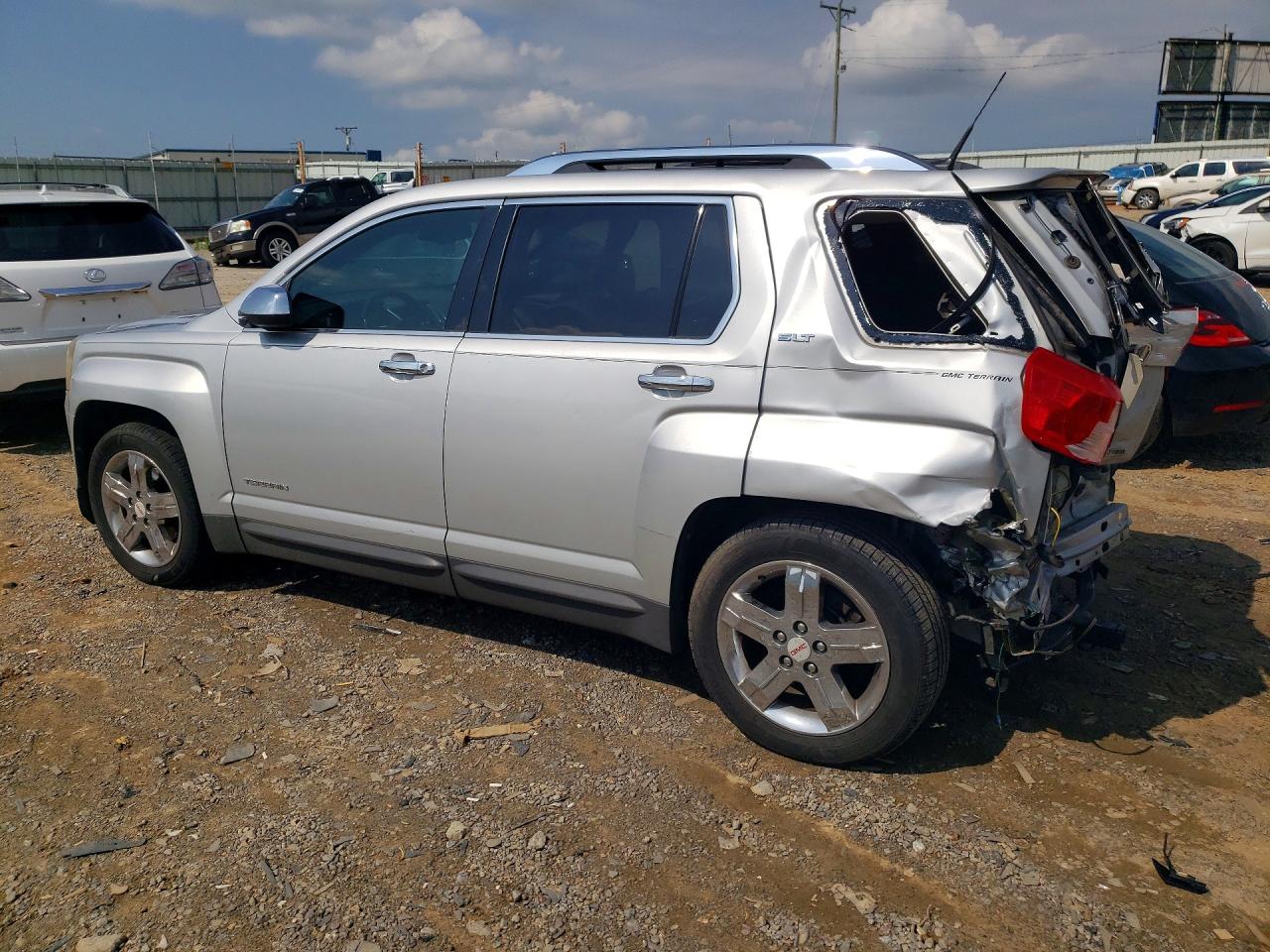 2012 Gmc Terrain Silver vin: 2GKFLWE54C6155515