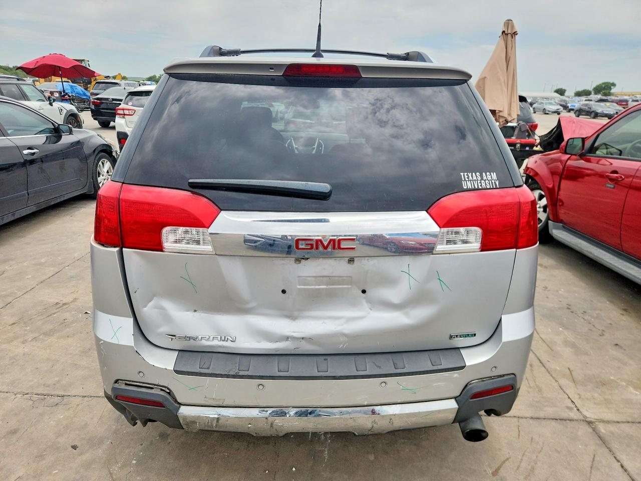 2012 Gmc Terrain Slt Silver vin: 2GKFLWE54C6204650