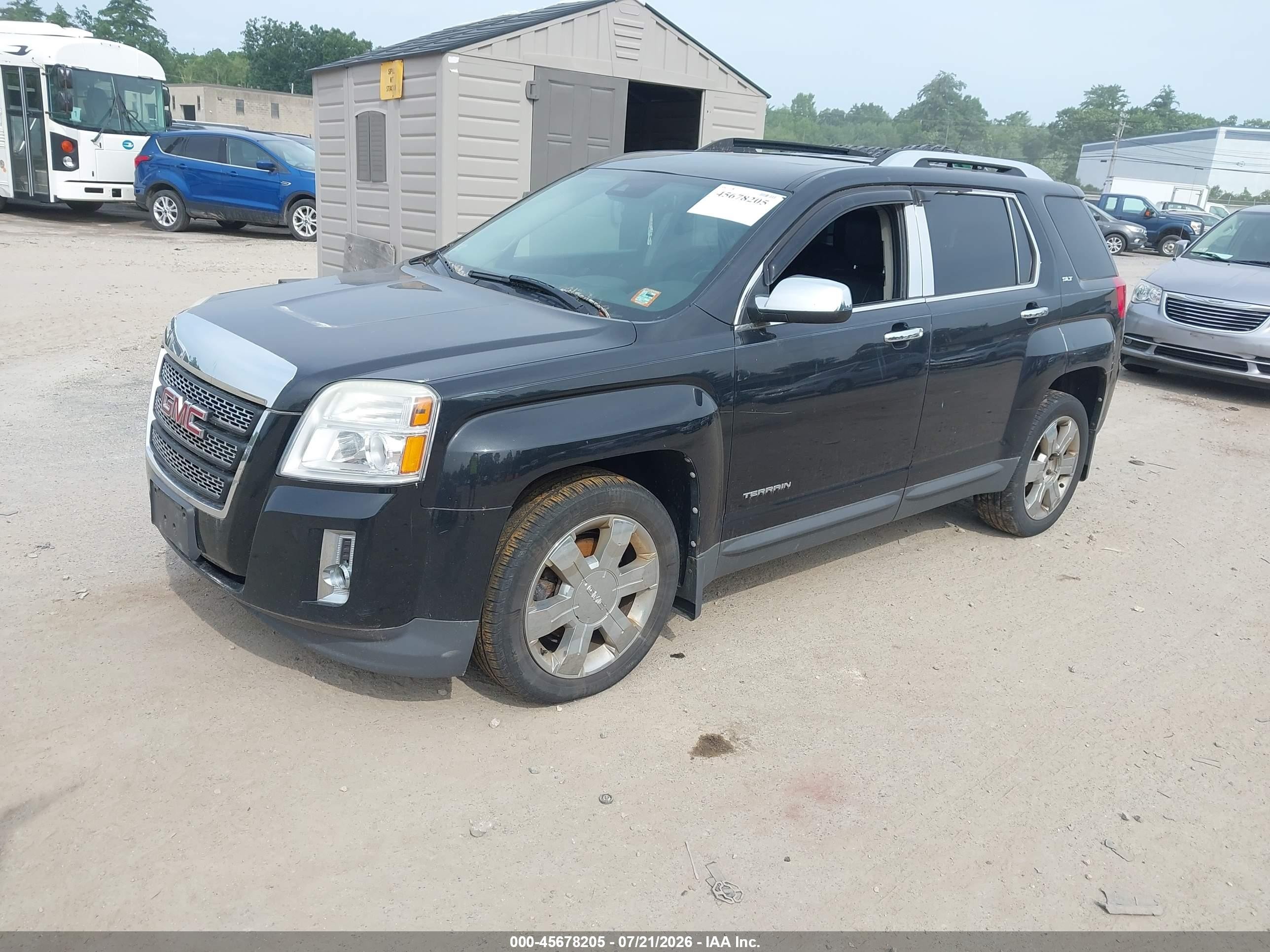 2012 Gmc Terrain Slt-2 Black vin: 2GKFLWE54C6262662