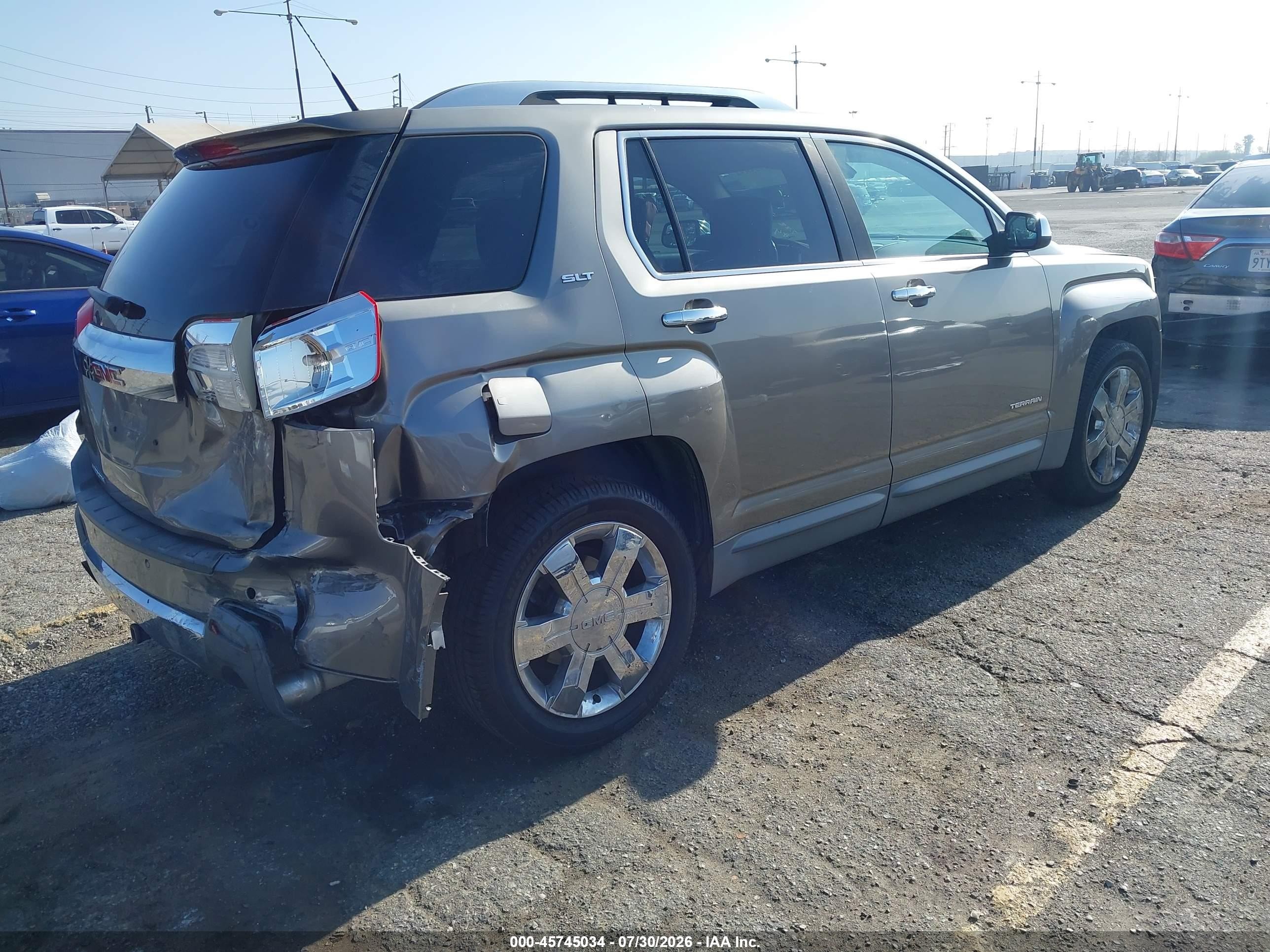 2012 Gmc Terrain Slt-2 Brown vin: 2GKFLWE55C6152087