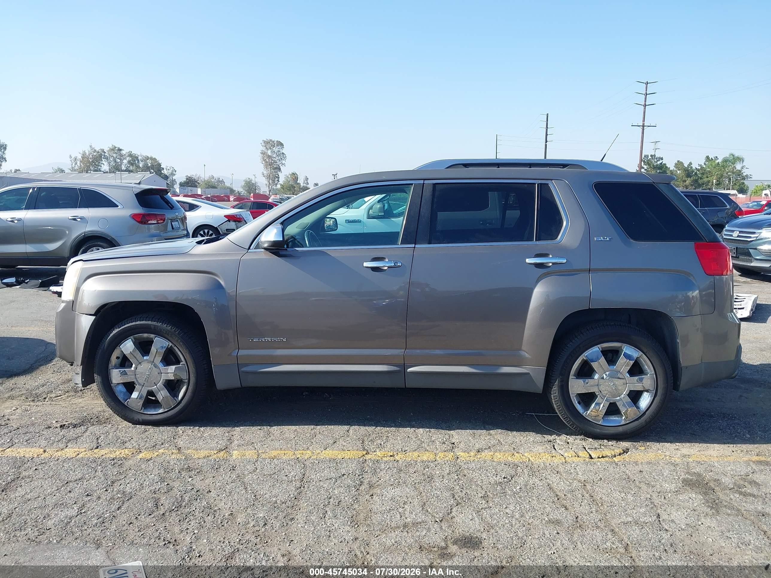 2012 Gmc Terrain Slt-2 Brown vin: 2GKFLWE55C6152087