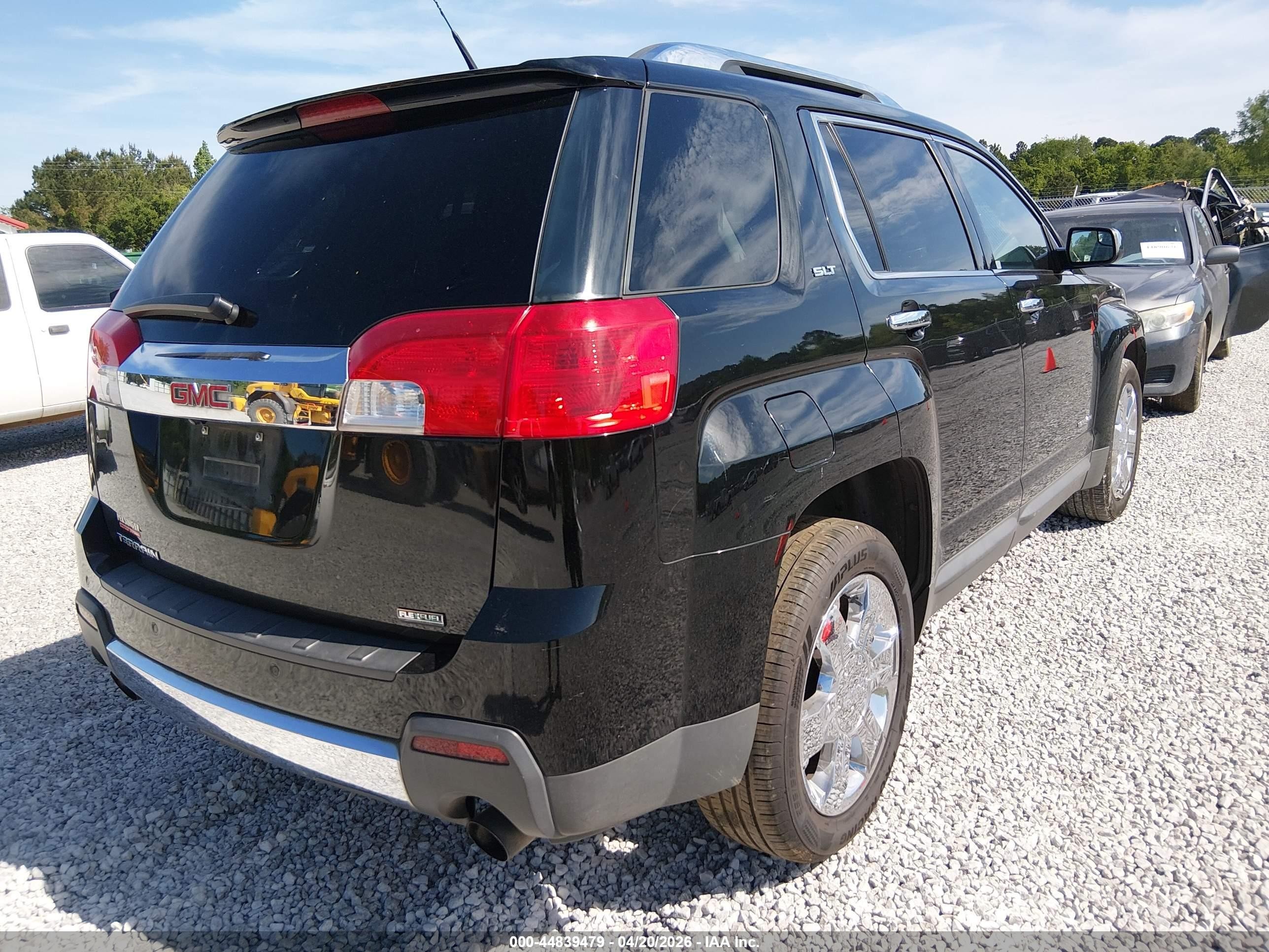 2012 Gmc Terrain Slt-2 Black vin: 2GKFLWE55C6157175