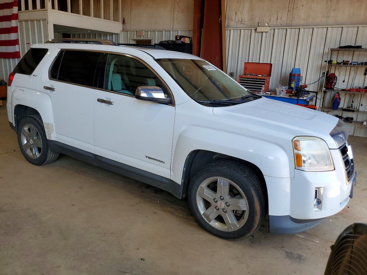 2012 Gmc Terrain Slt White vin: 2GKFLWE55C6286713