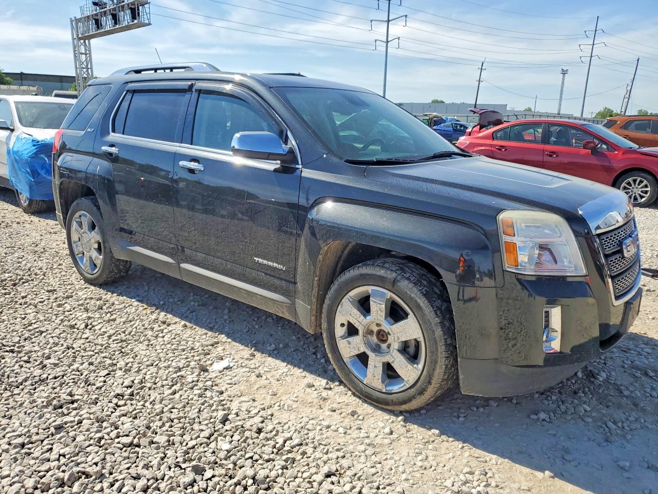 2012 Gmc Terrain Slt Черный vin: 2GKFLWE56C6246009