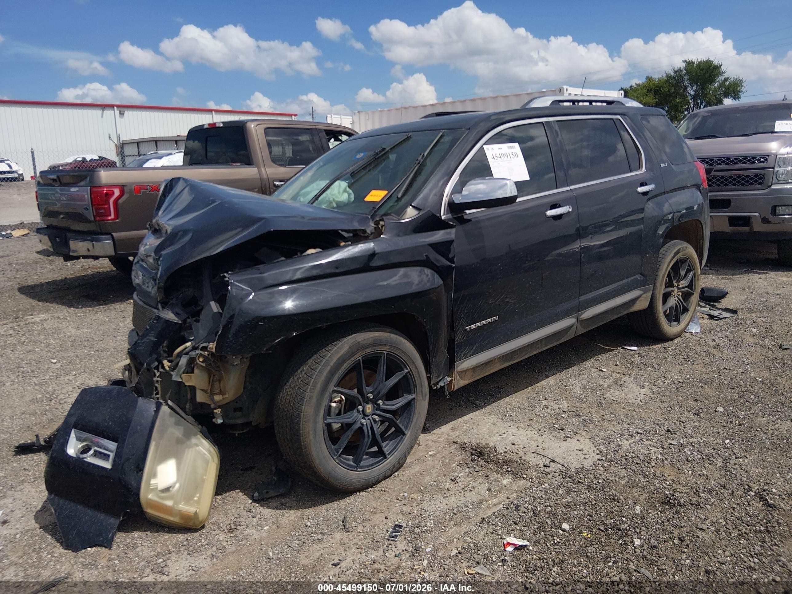 2012 Gmc Terrain Slt-2 Black vin: 2GKFLWE58C6132092