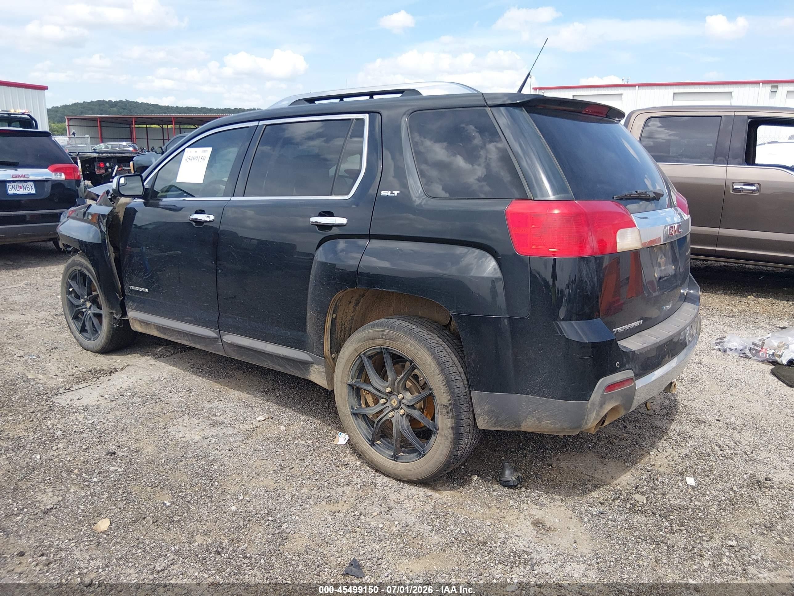 2012 Gmc Terrain Slt-2 Black vin: 2GKFLWE58C6132092