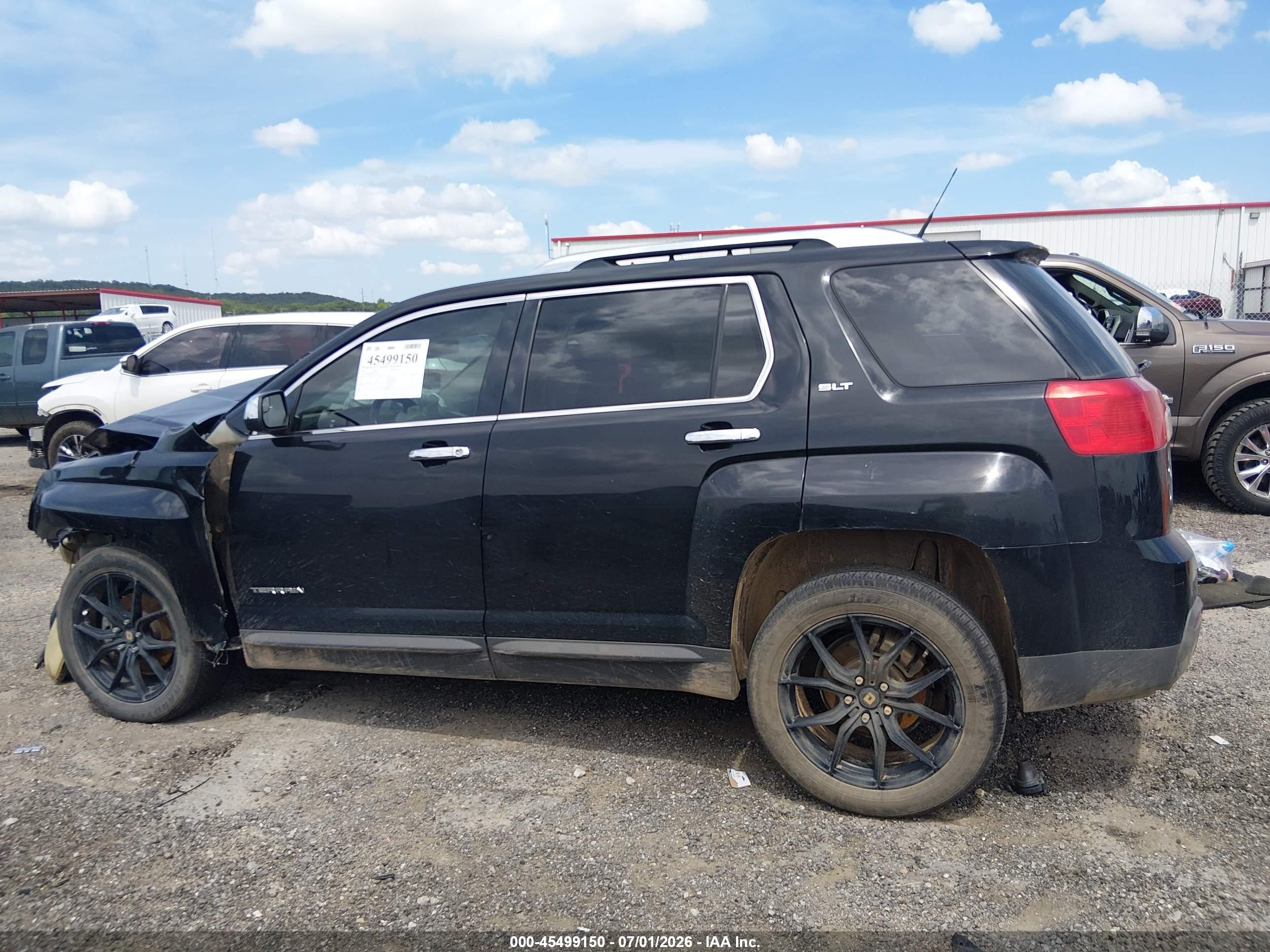 2012 Gmc Terrain Slt-2 Black vin: 2GKFLWE58C6132092