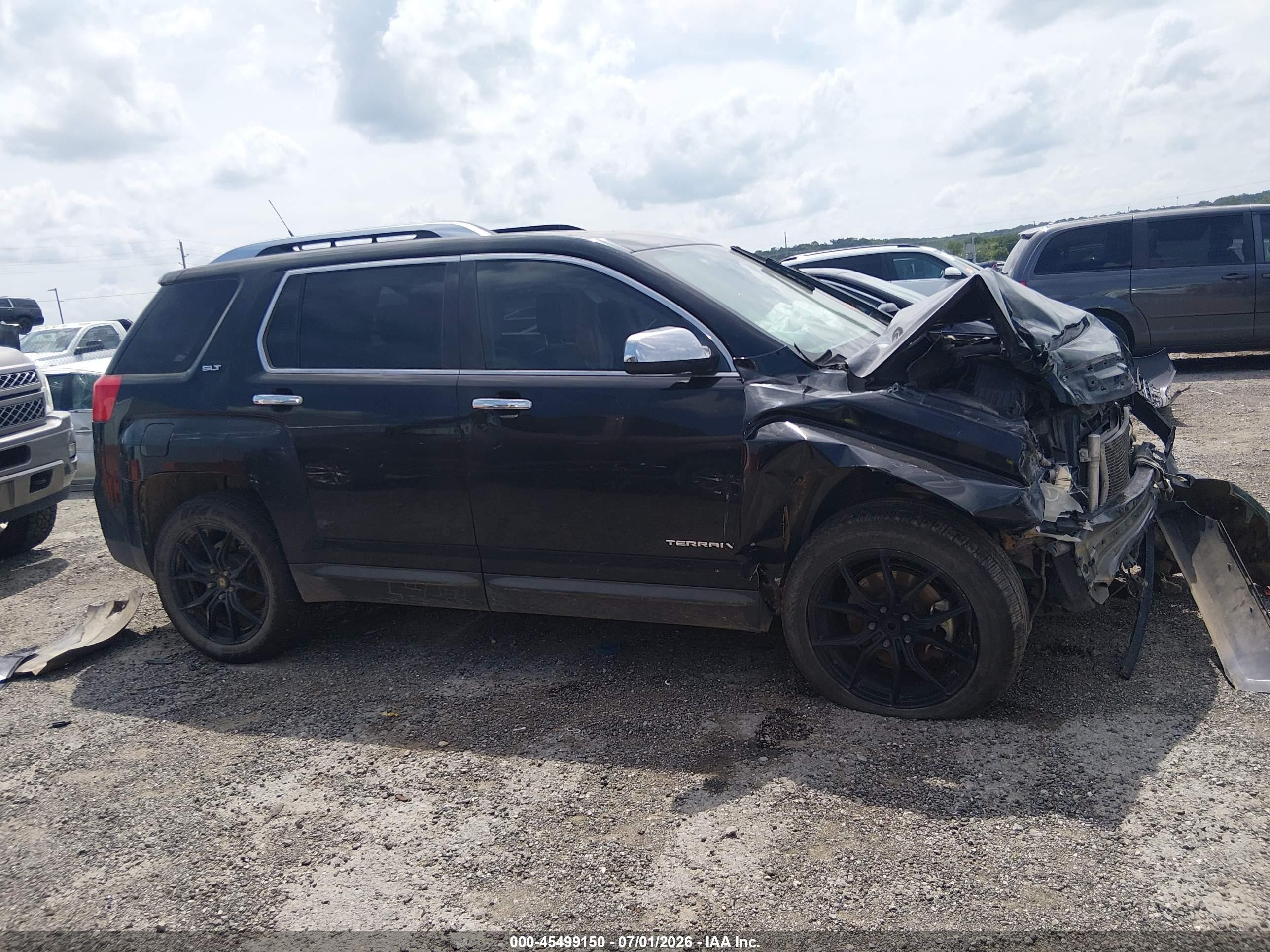 2012 Gmc Terrain Slt-2 Black vin: 2GKFLWE58C6132092