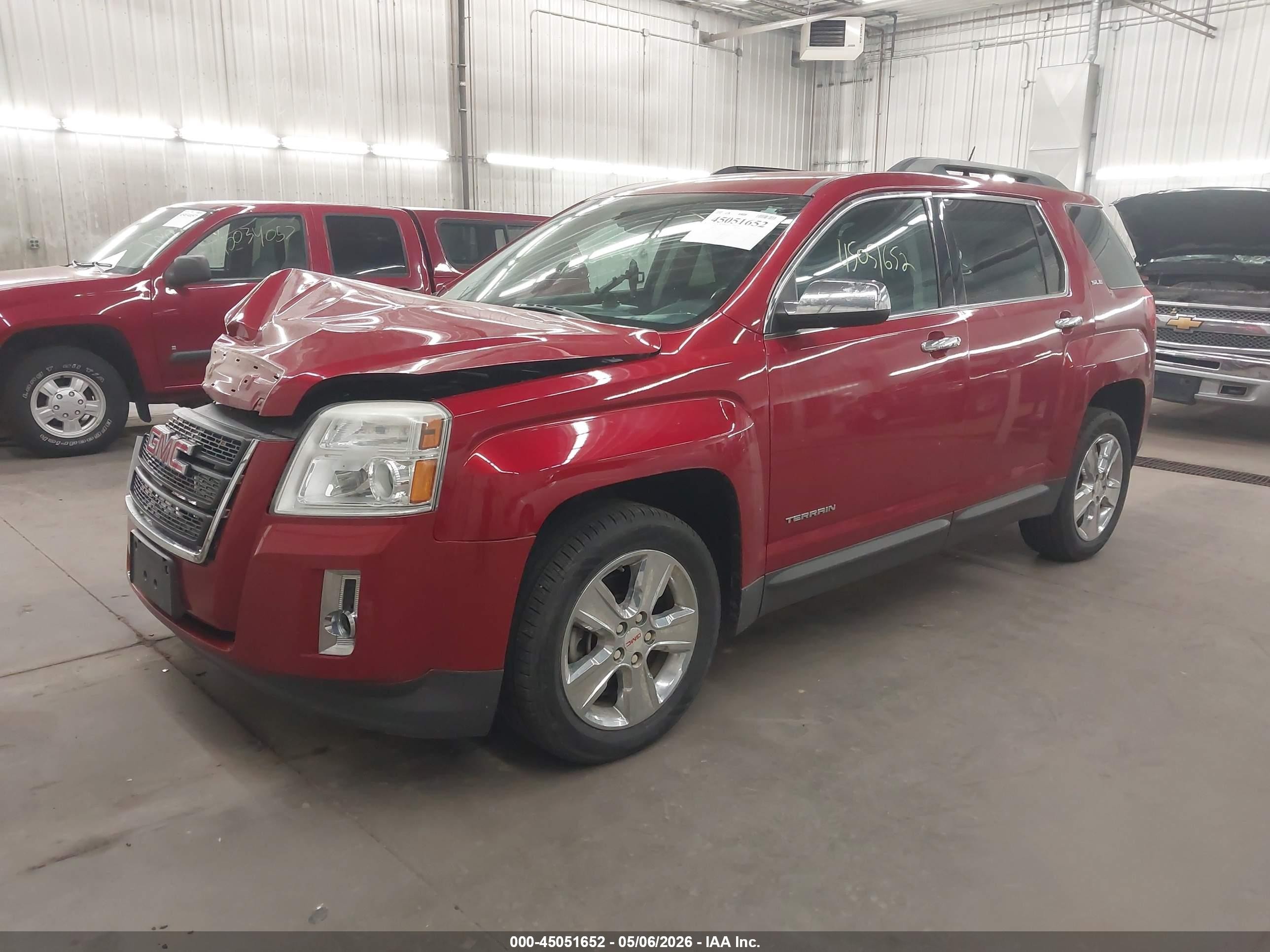 2014 Gmc Terrain Sle-2 Red vin: 2GKFLWEK0E6289415