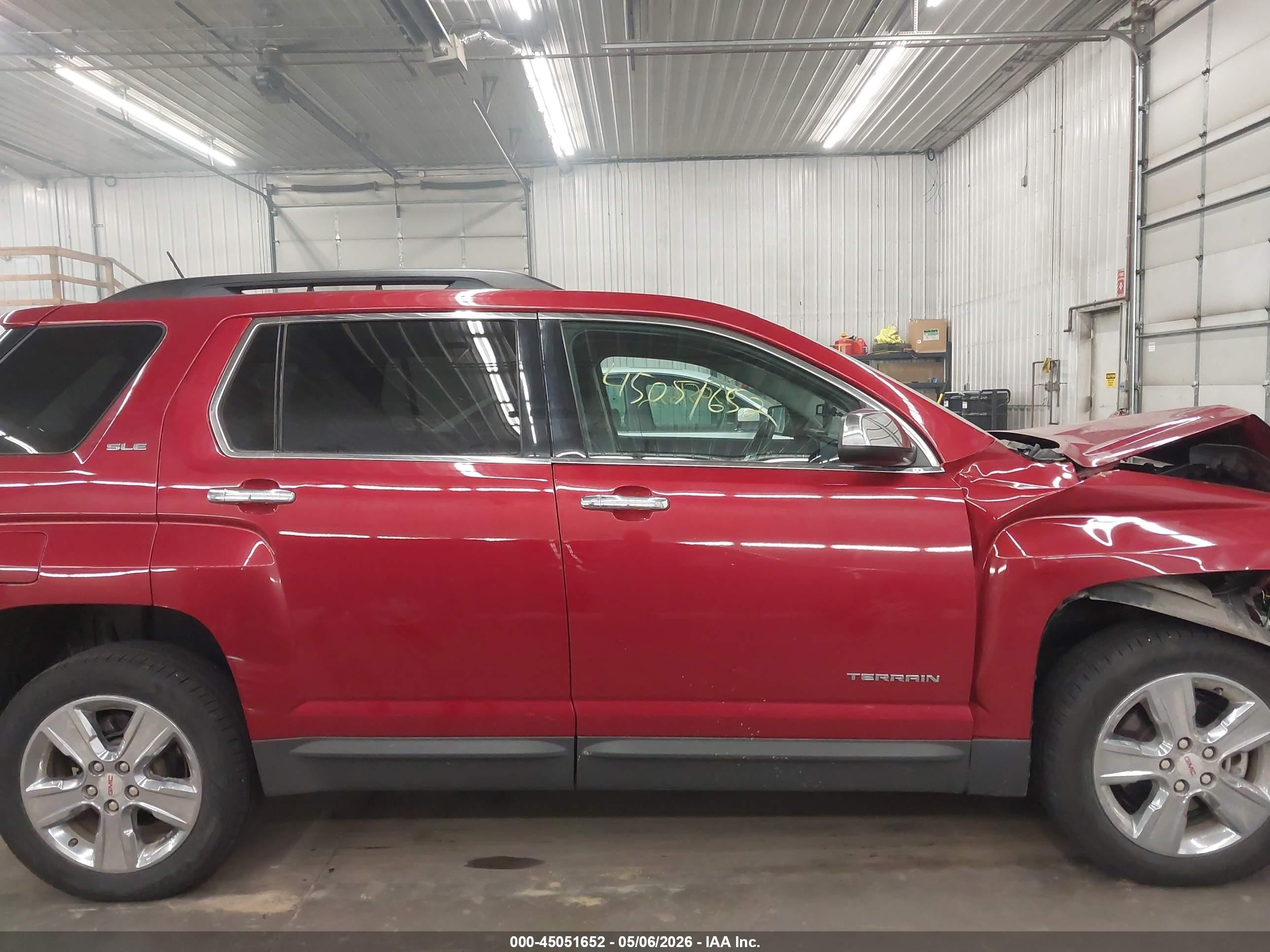 2014 Gmc Terrain Sle-2 Red vin: 2GKFLWEK0E6289415