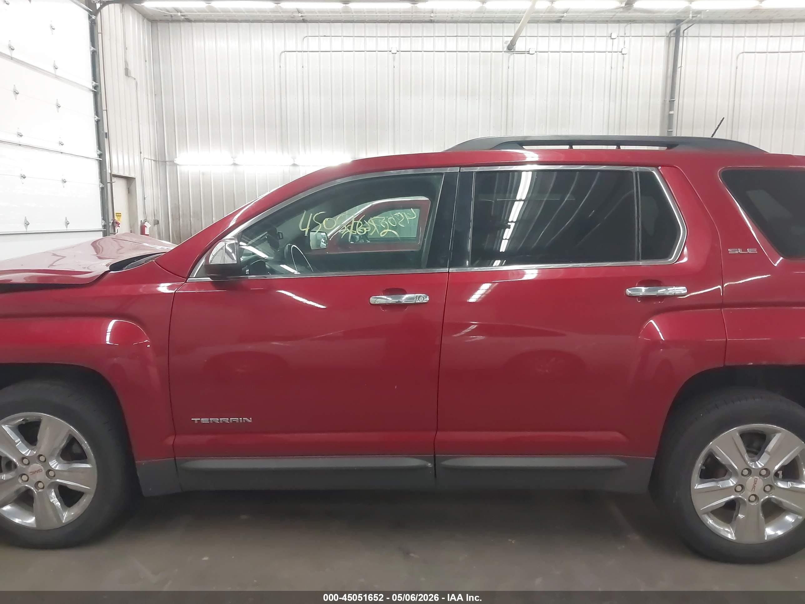 2014 Gmc Terrain Sle-2 Red vin: 2GKFLWEK0E6289415
