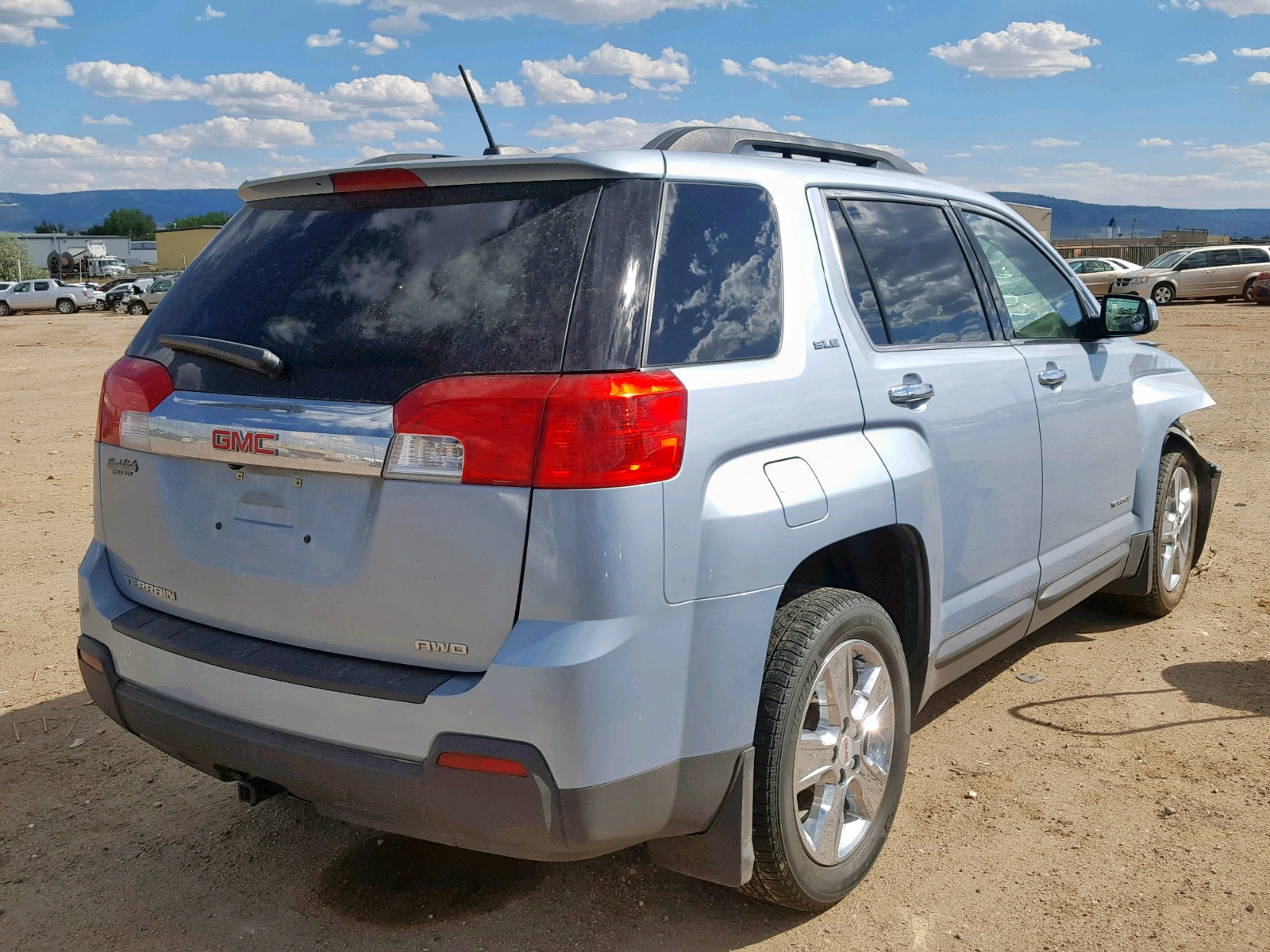 2015 Gmc Terrain Sle Blue vin: 2GKFLWEK0F6207085
