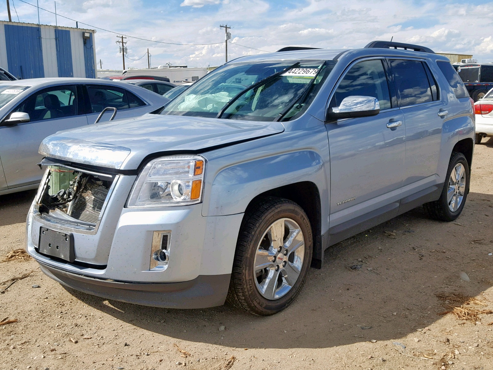 2015 Gmc Terrain Sle Blue vin: 2GKFLWEK0F6207085