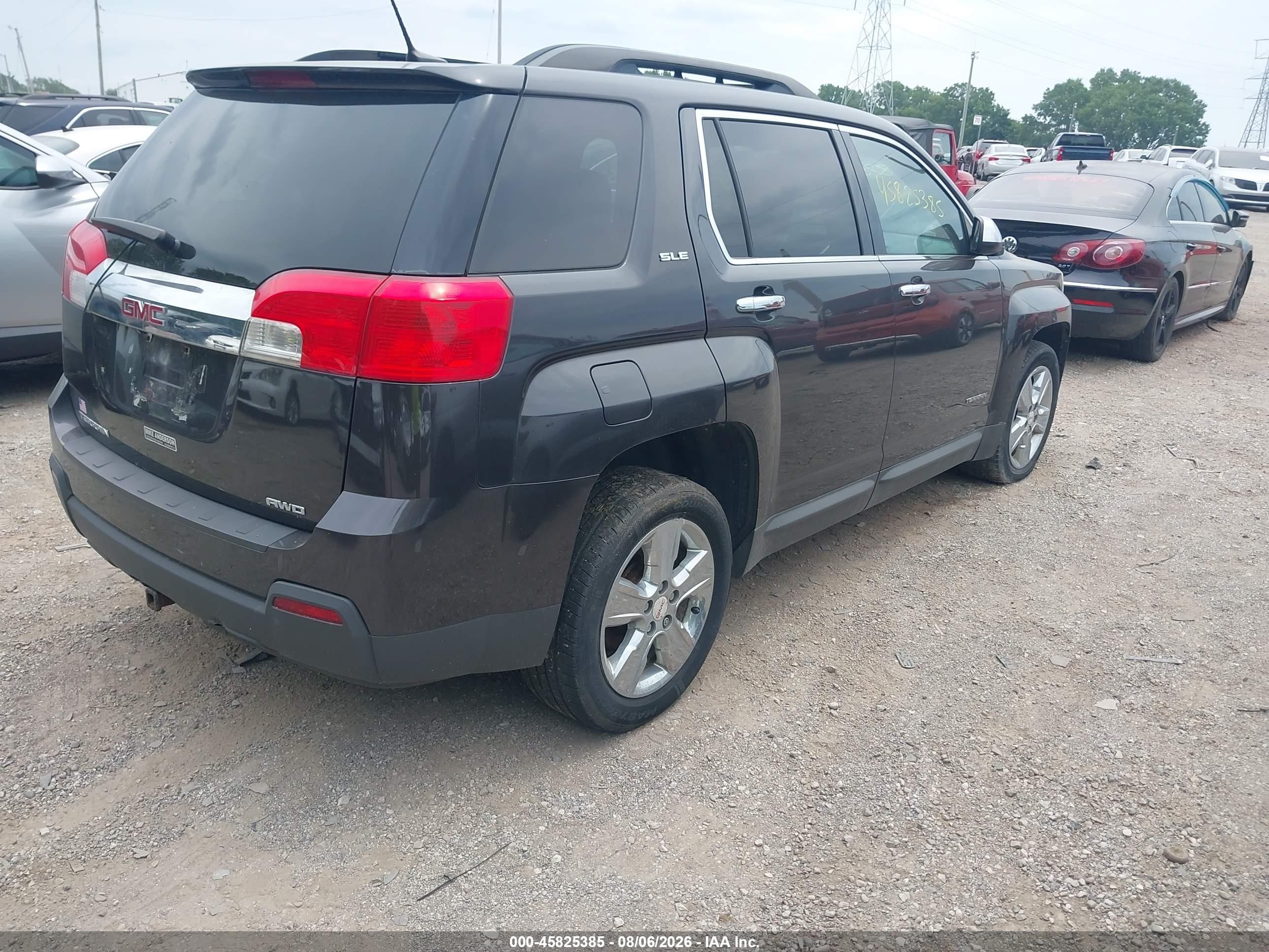 2014 Gmc Terrain Sle-2 Серый vin: 2GKFLWEK1E6382959