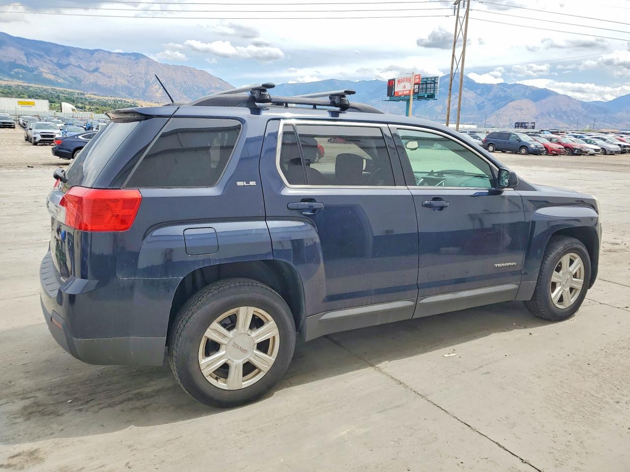 2015 Gmc Terrain Sle Blue vin: 2GKFLWEK1F6167390