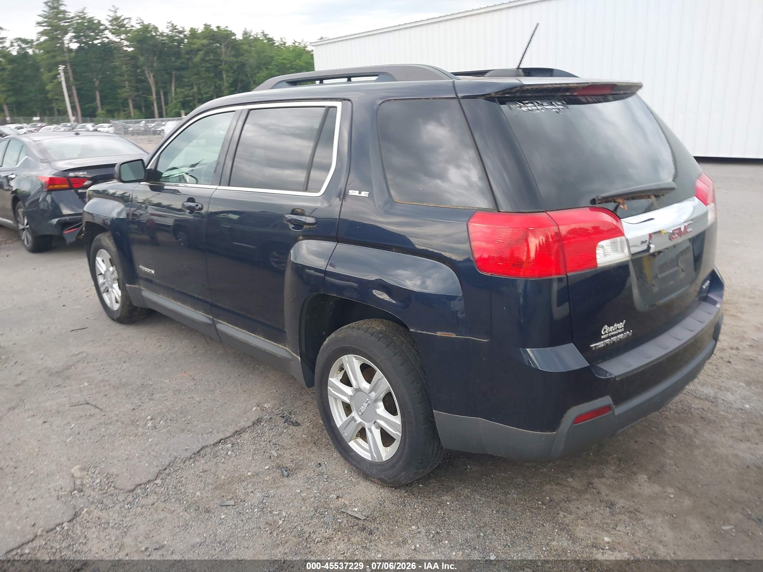 2015 Gmc Terrain Sle-2 Blue vin: 2GKFLWEK1F6356444