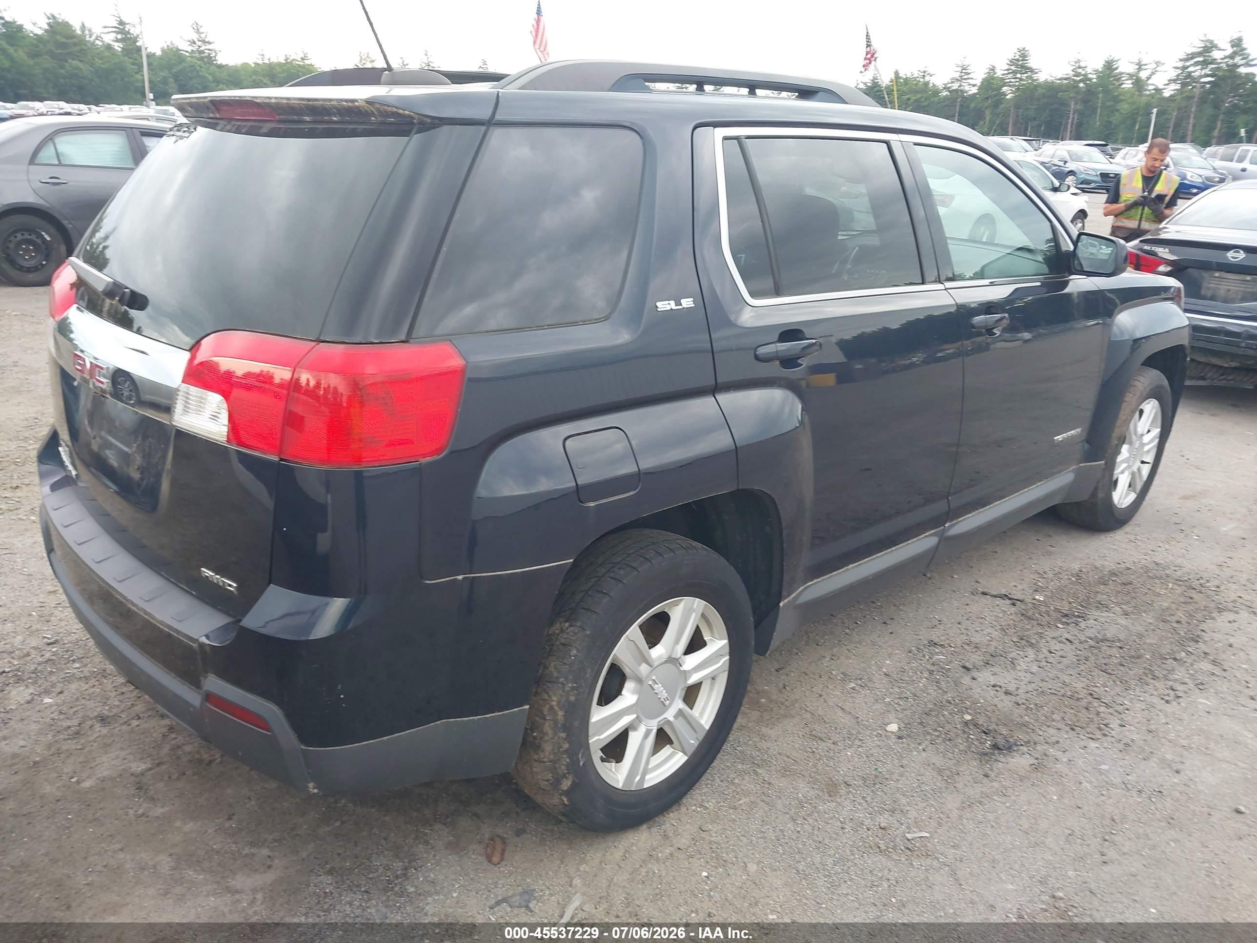 2015 Gmc Terrain Sle-2 Blue vin: 2GKFLWEK1F6356444