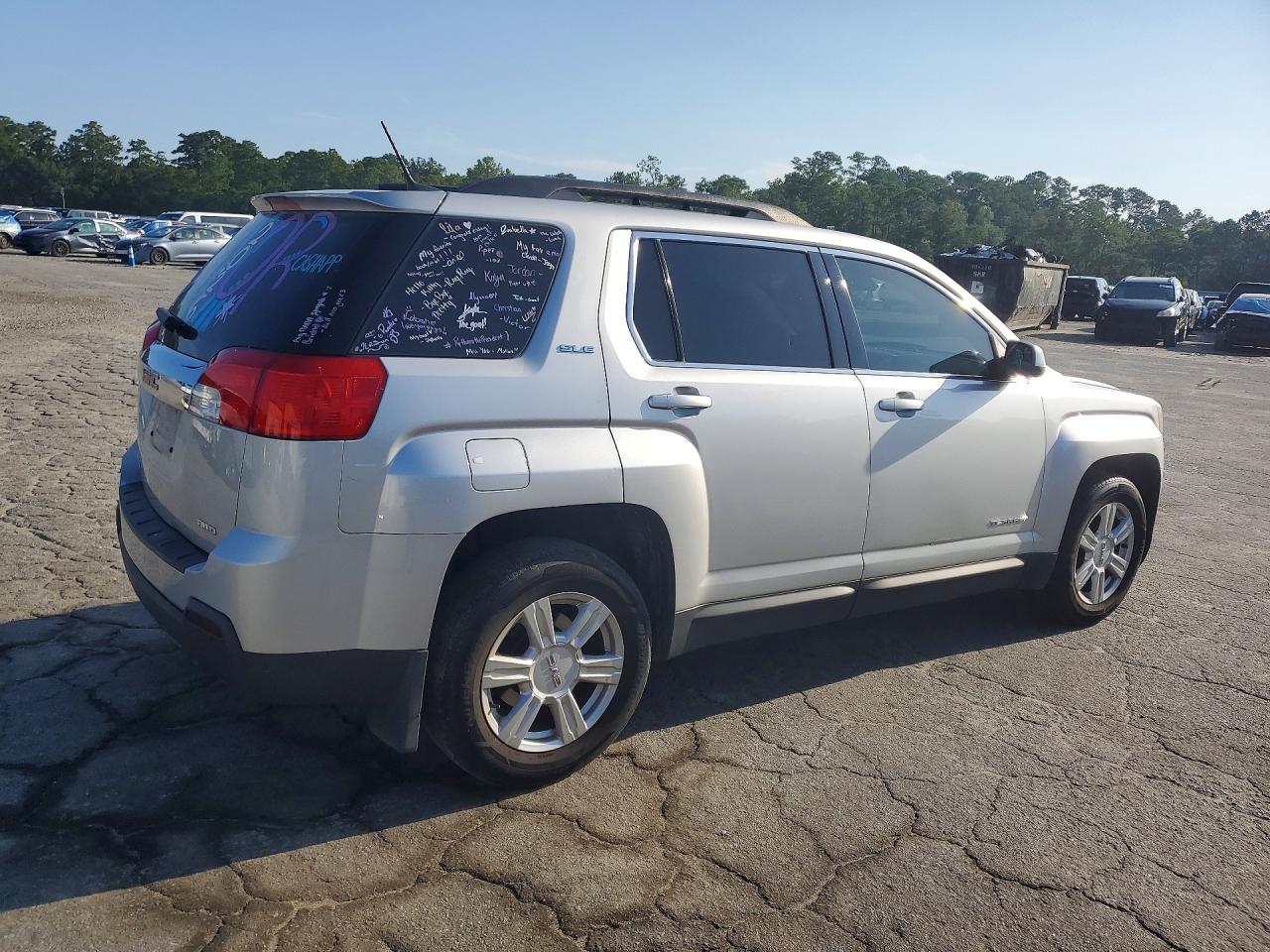2014 Gmc Terrain Sle Silver vin: 2GKFLWEK2E6283308