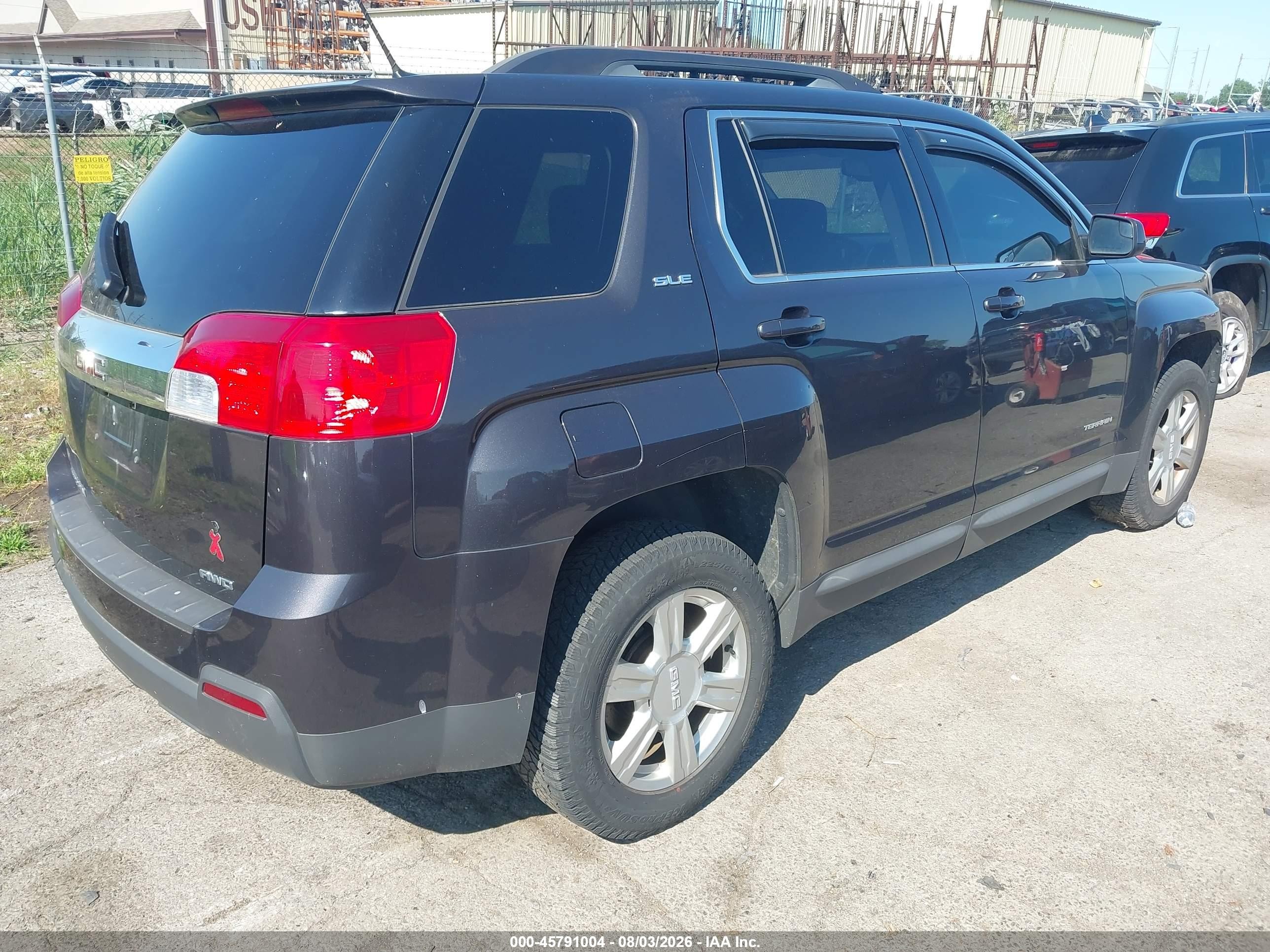 2014 Gmc Terrain Sle-2 Black vin: 2GKFLWEK2E6317358