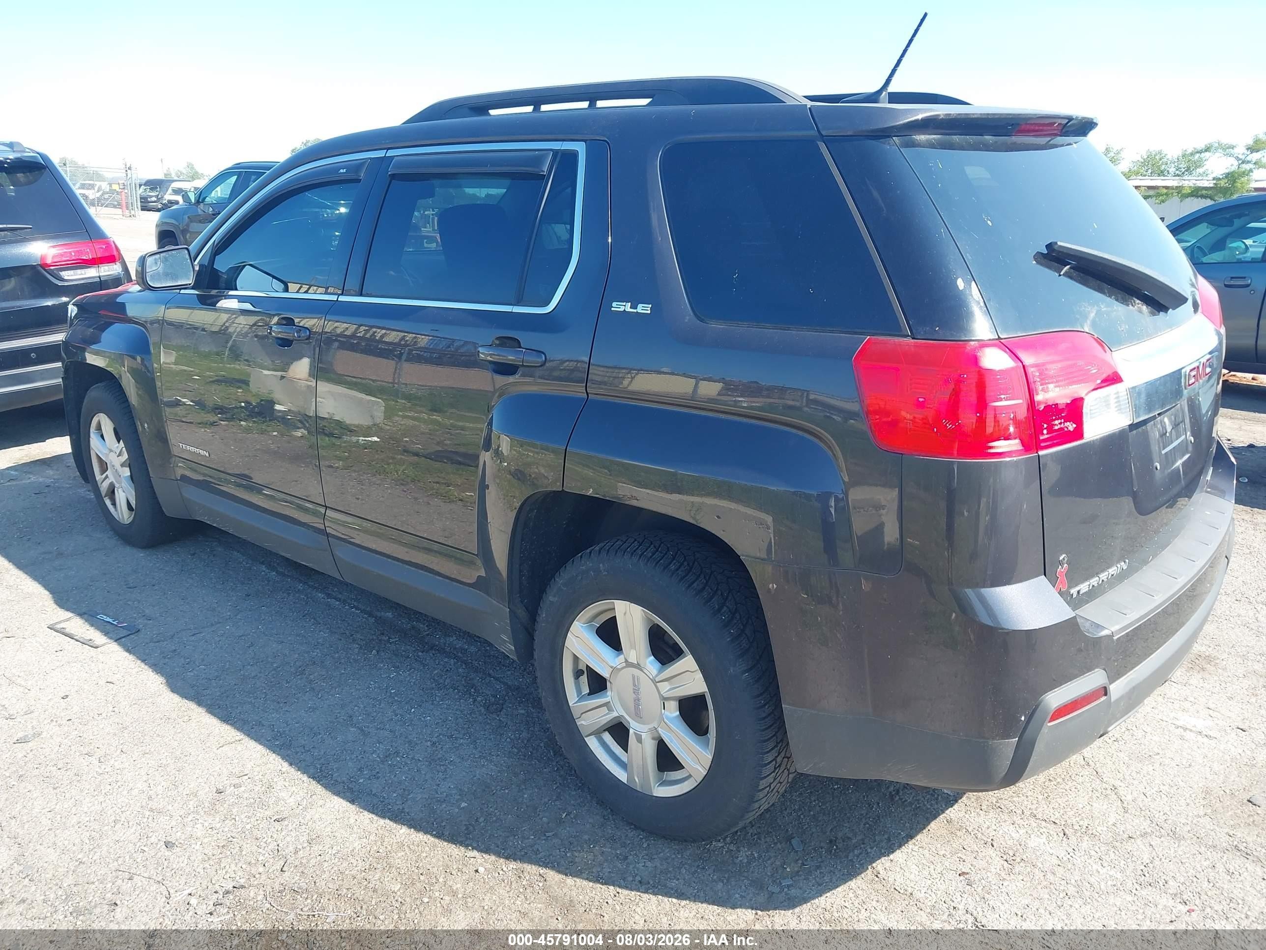 2014 Gmc Terrain Sle-2 Black vin: 2GKFLWEK2E6317358