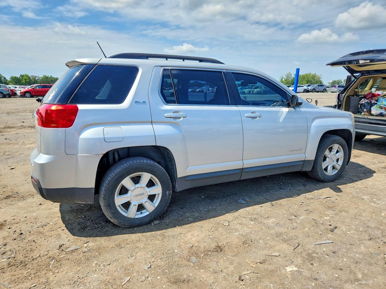 2014 Gmc Terrain Sle Silver vin: 2GKFLWEK2E6354748