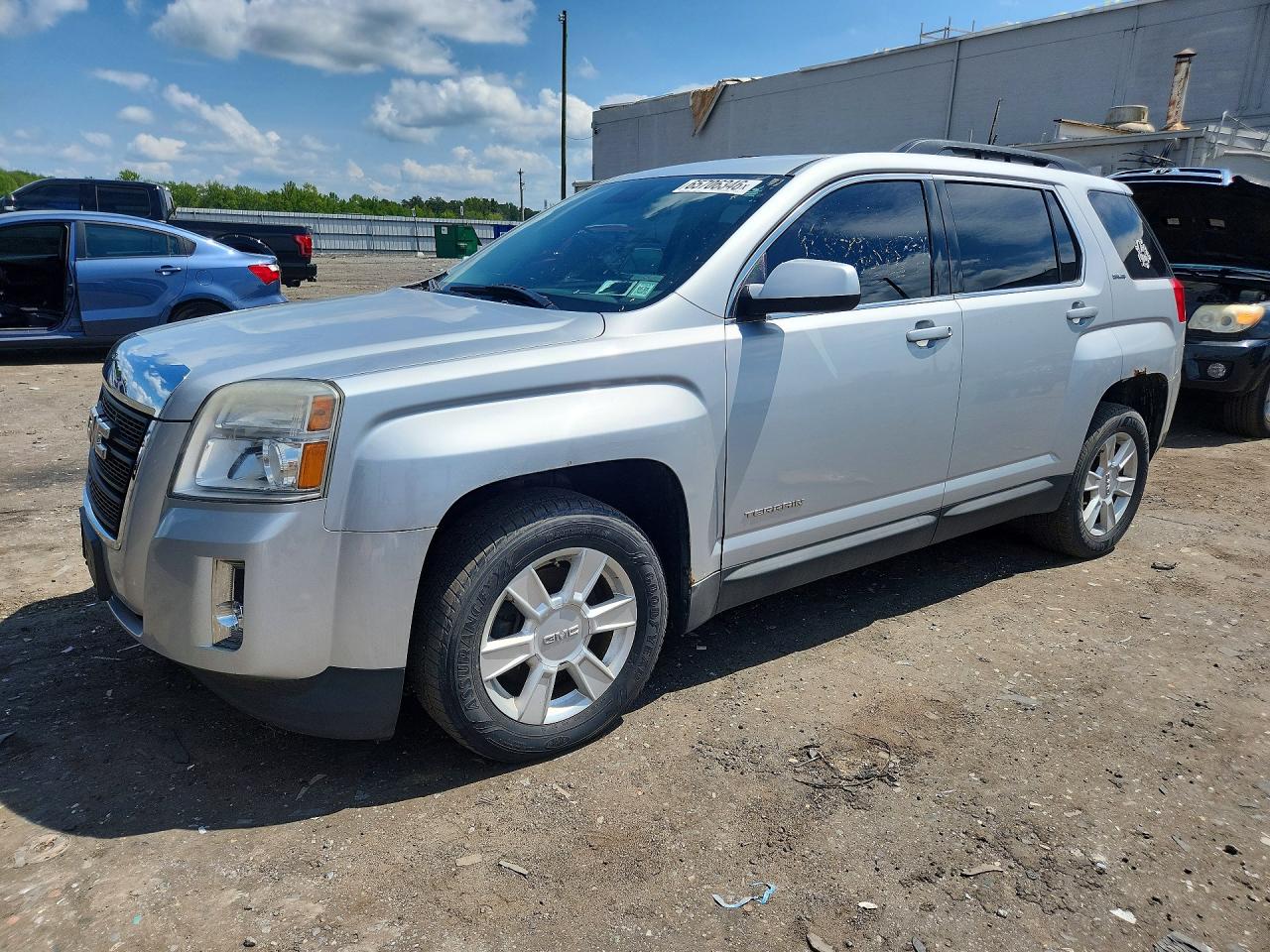 2014 Gmc Terrain Sle Silver vin: 2GKFLWEK2E6354748