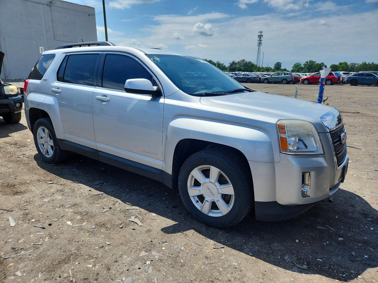 2014 Gmc Terrain Sle Silver vin: 2GKFLWEK2E6354748