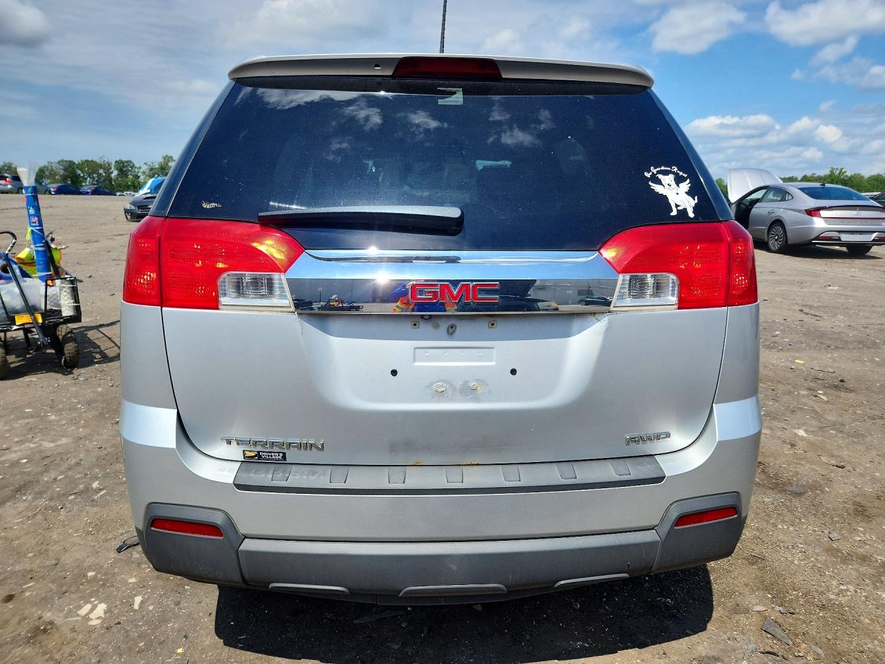 2014 Gmc Terrain Sle Silver vin: 2GKFLWEK2E6354748
