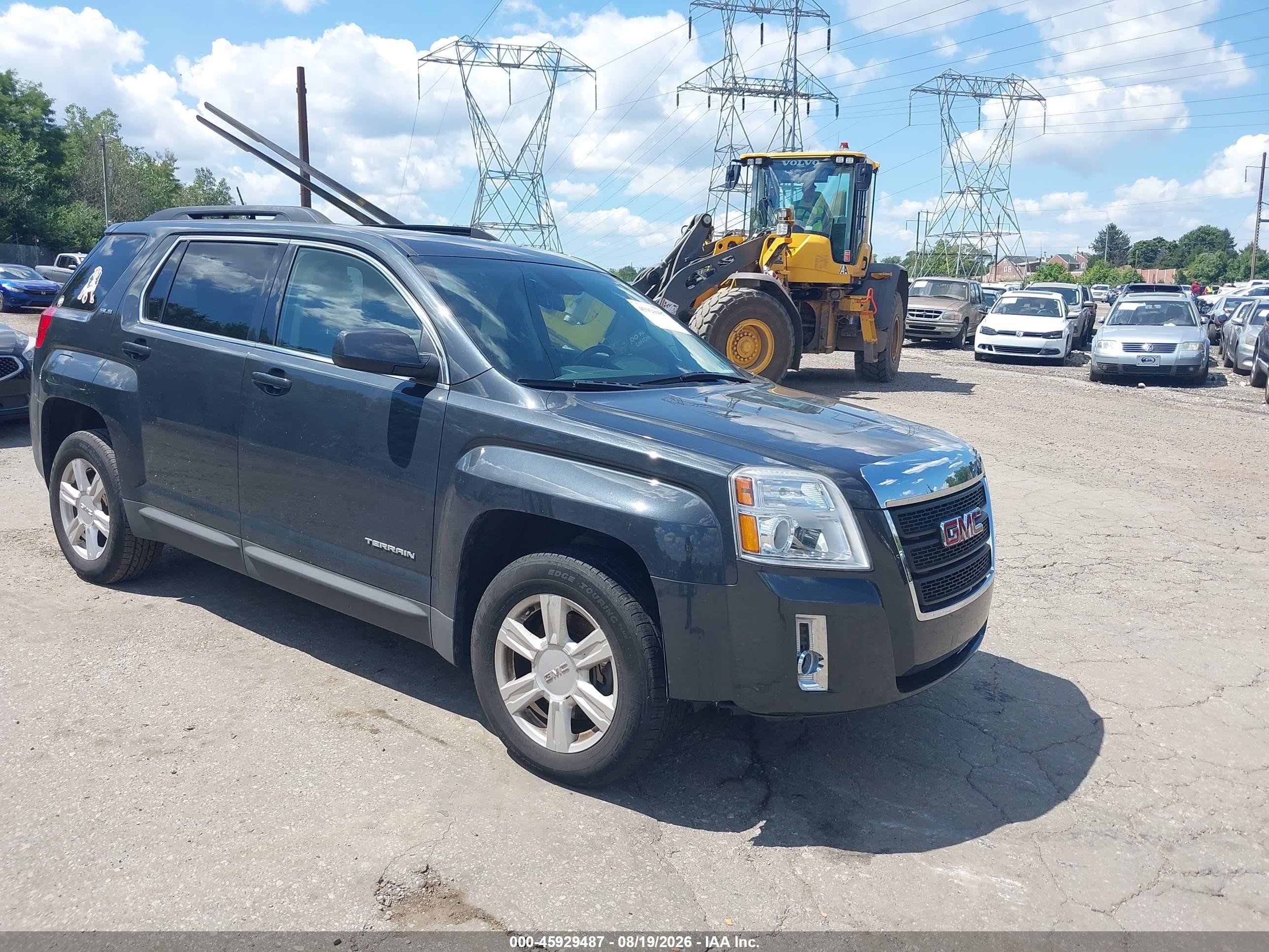 2014 Gmc Terrain Sle-2 Gray vin: 2GKFLWEK2E6366110