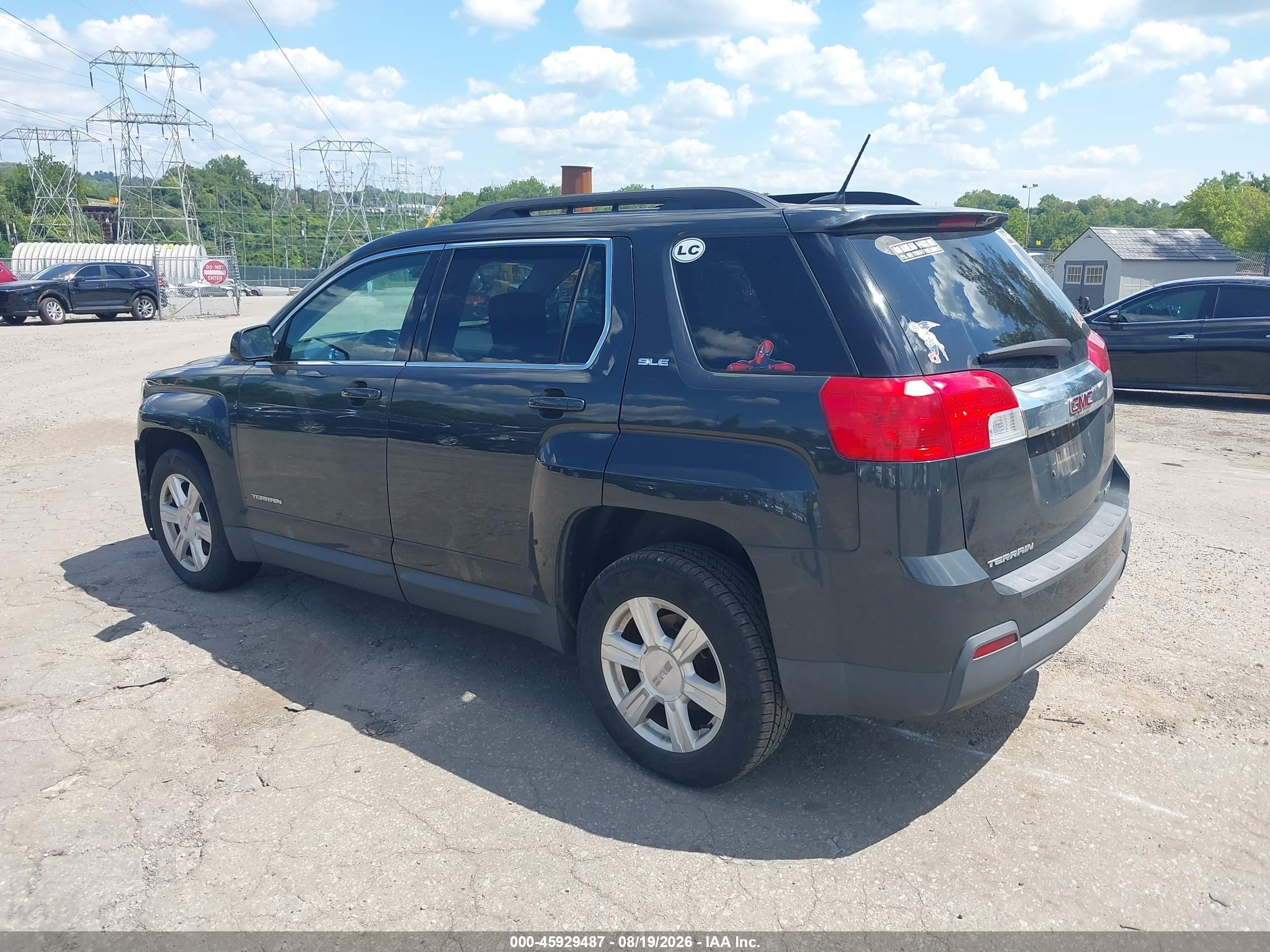 2014 Gmc Terrain Sle-2 Серый vin: 2GKFLWEK2E6366110