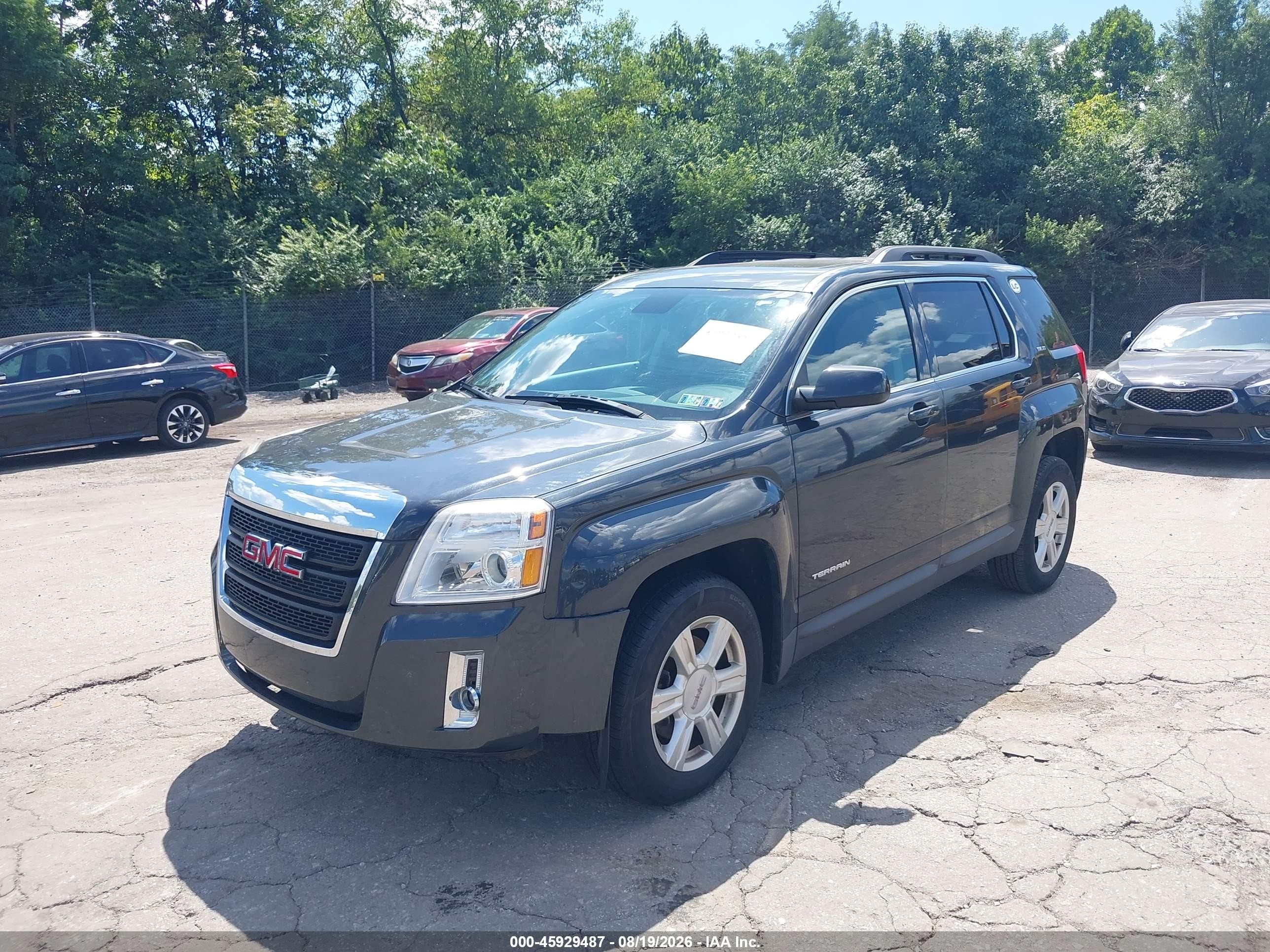 2014 Gmc Terrain Sle-2 Серый vin: 2GKFLWEK2E6366110
