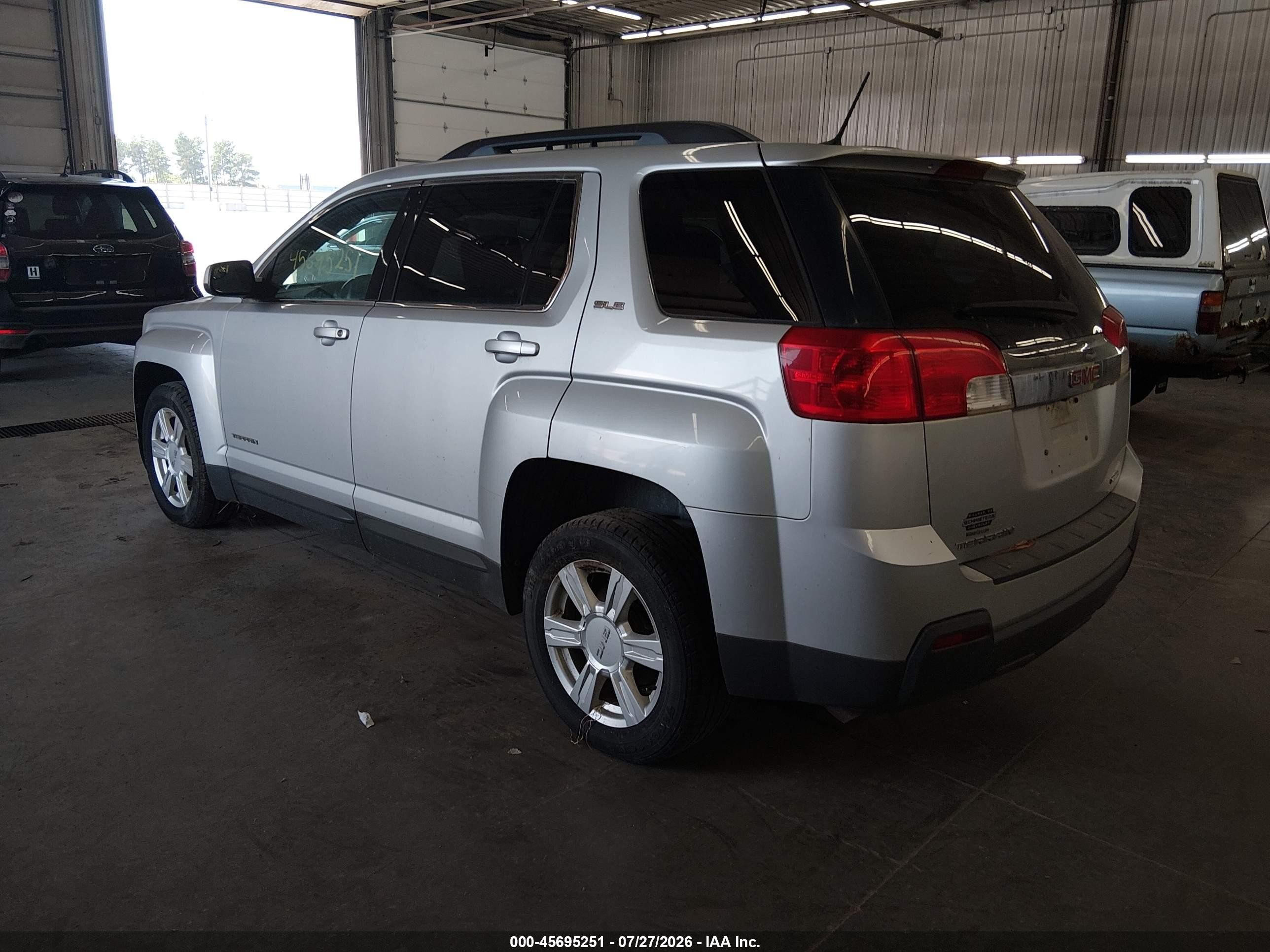 2014 Gmc Terrain Sle-2 Silver vin: 2GKFLWEK3E6116505
