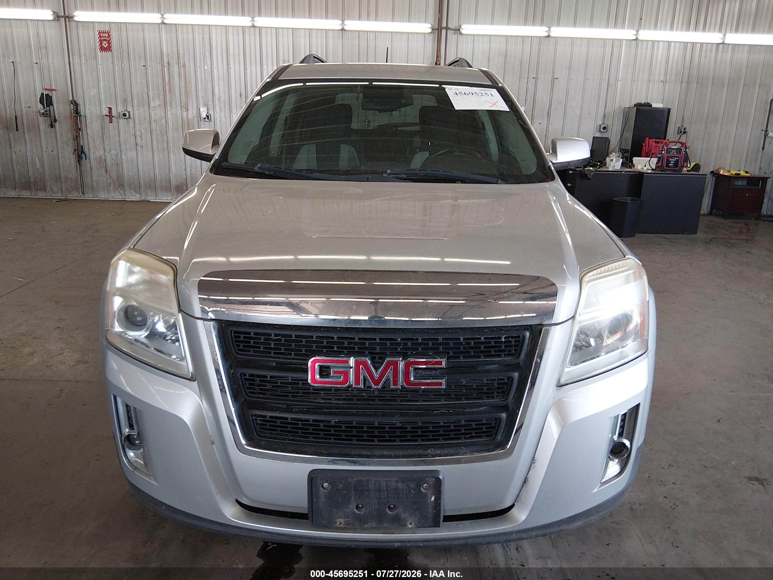2014 Gmc Terrain Sle-2 Silver vin: 2GKFLWEK3E6116505