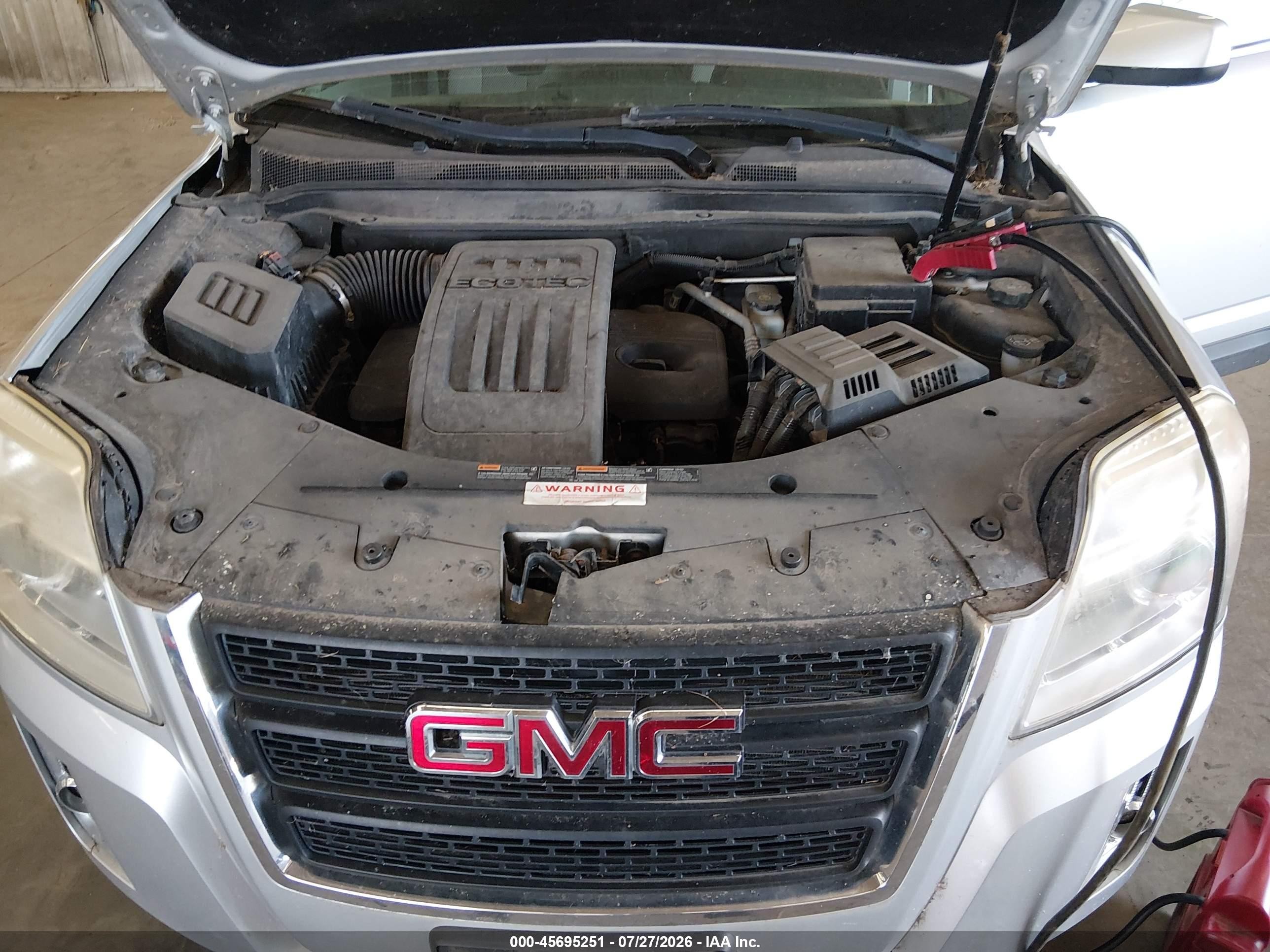 2014 Gmc Terrain Sle-2 Silver vin: 2GKFLWEK3E6116505