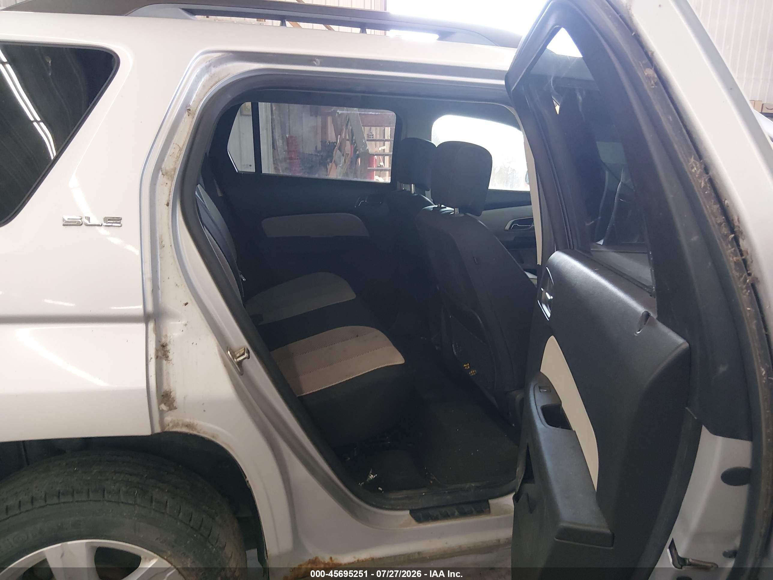 2014 Gmc Terrain Sle-2 Silver vin: 2GKFLWEK3E6116505